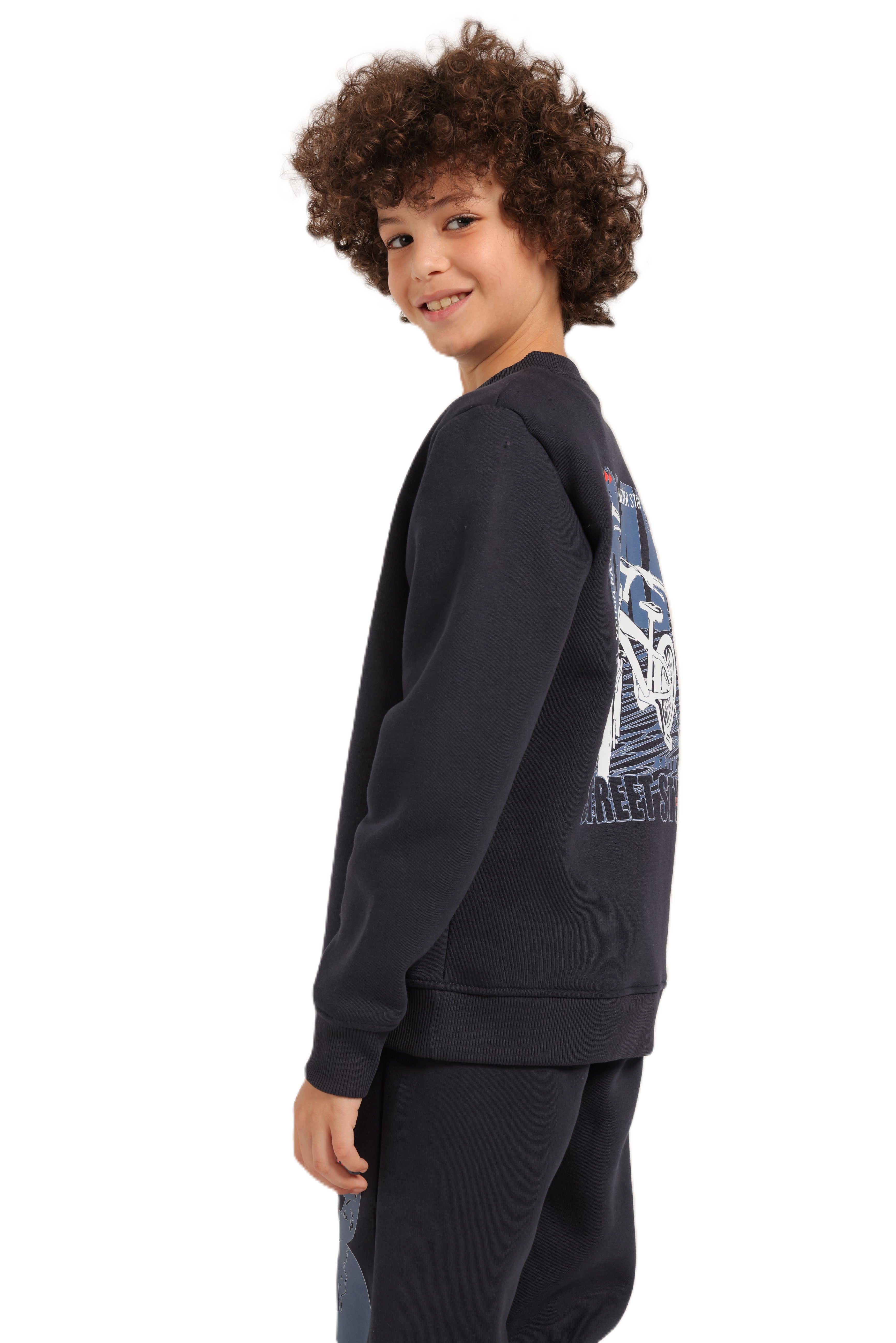 Boys Tracksuit – Graphic Sweatshirt & Joggers Set