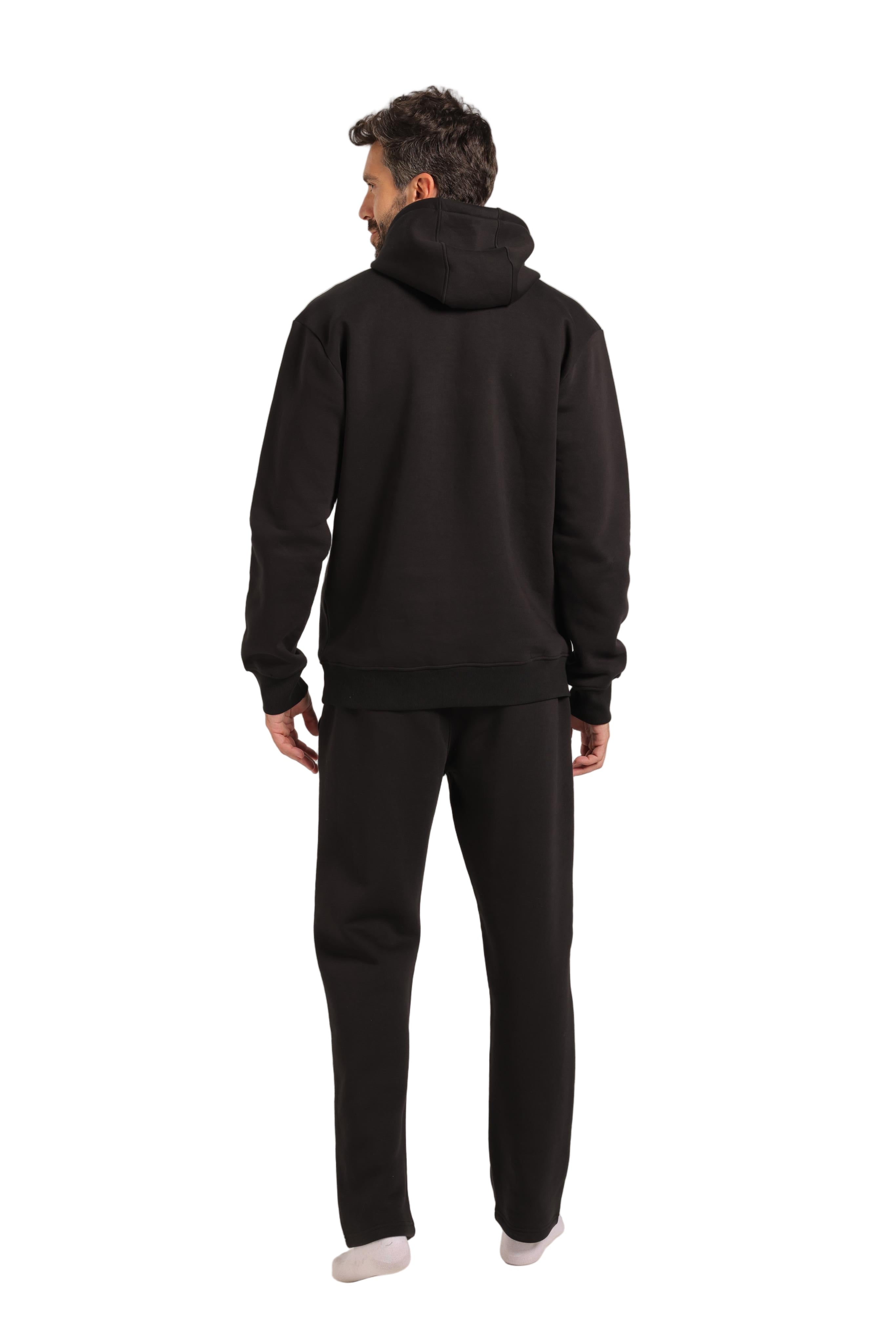 Men's Black Hoodie & Joggers Set
