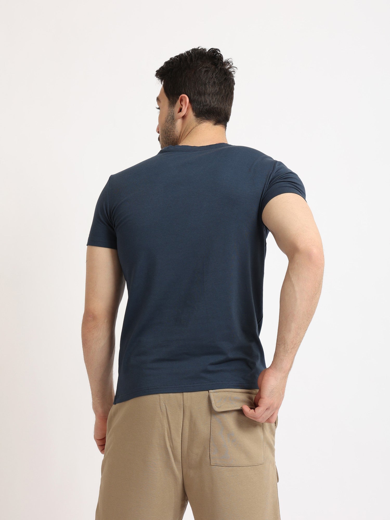 Short Sleeves Undershirt For Men Requral Fit