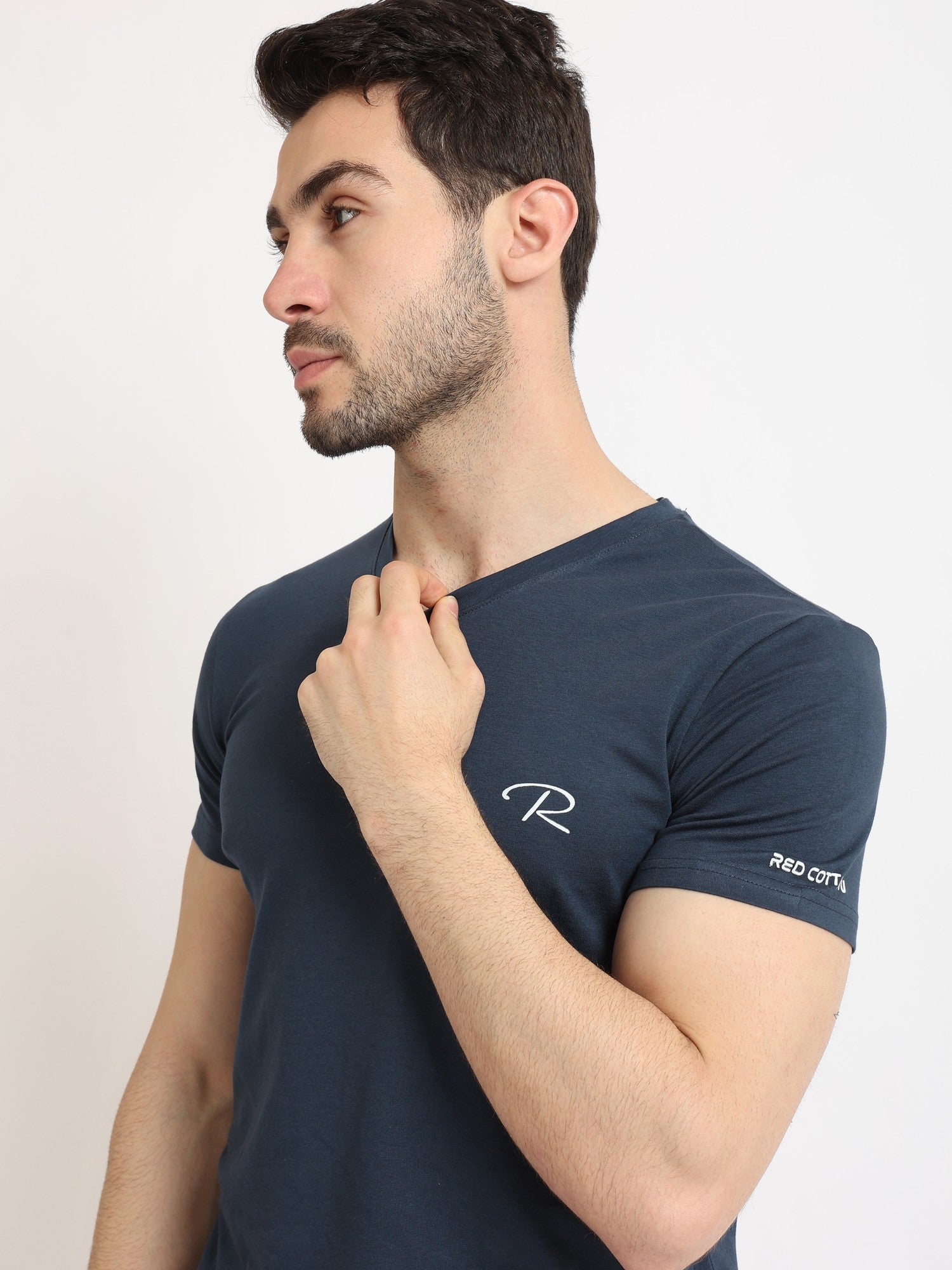 Short Sleeves Undershirt For Men Requral Fit