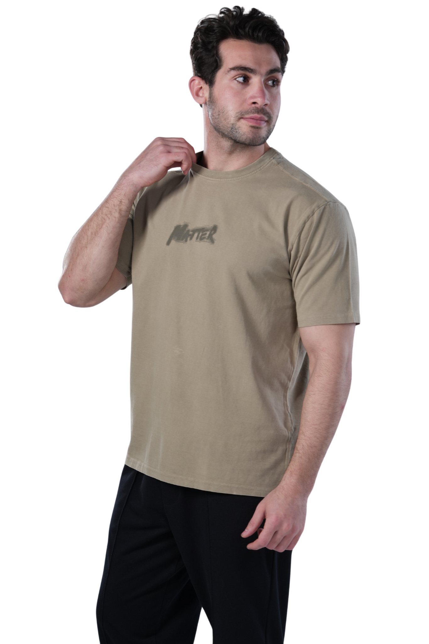 Men's Regular Fit Cotton T-Shirt - Olive