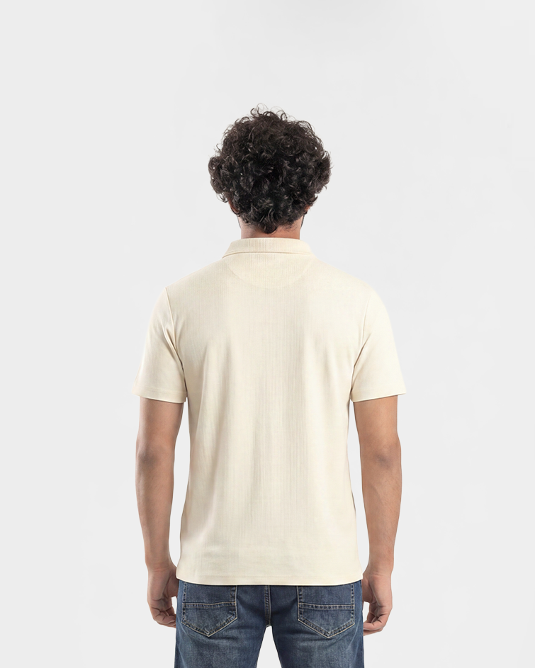 Men Jacquard Polo T-Shirt