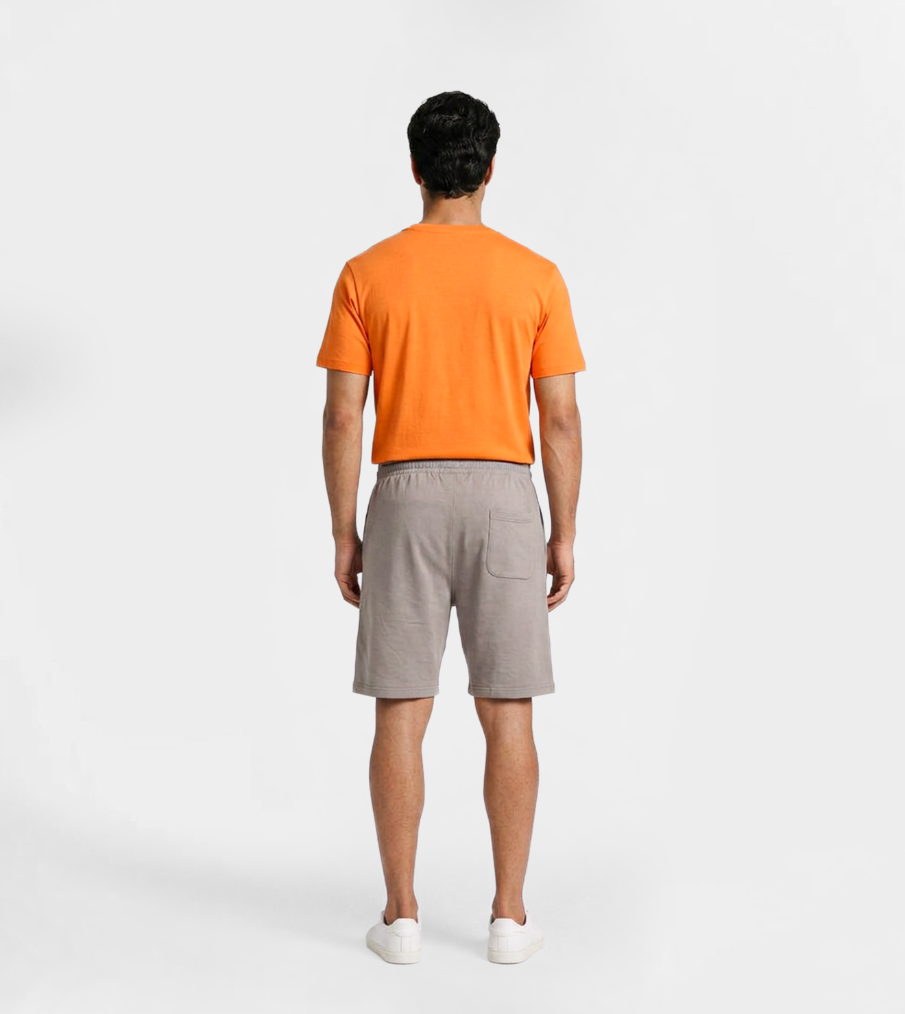 Men's Summer Melton Pajama Set – Round Neck T-Shirt with Chest Print & Shorts