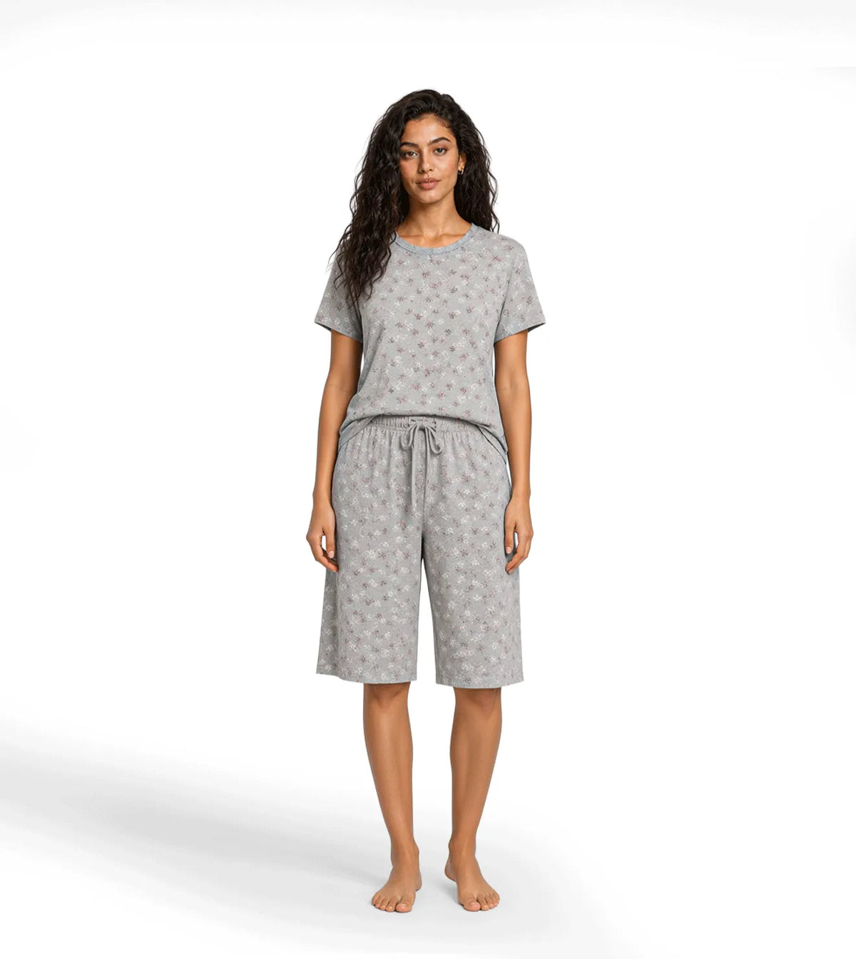Women’s Cropped Pajama Set