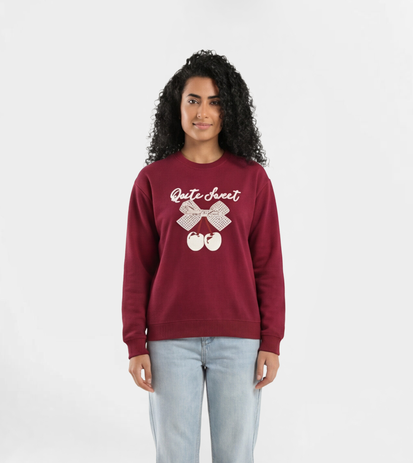 Women’s "Quite Sweet" Diagonal Milton Sweatshirt
