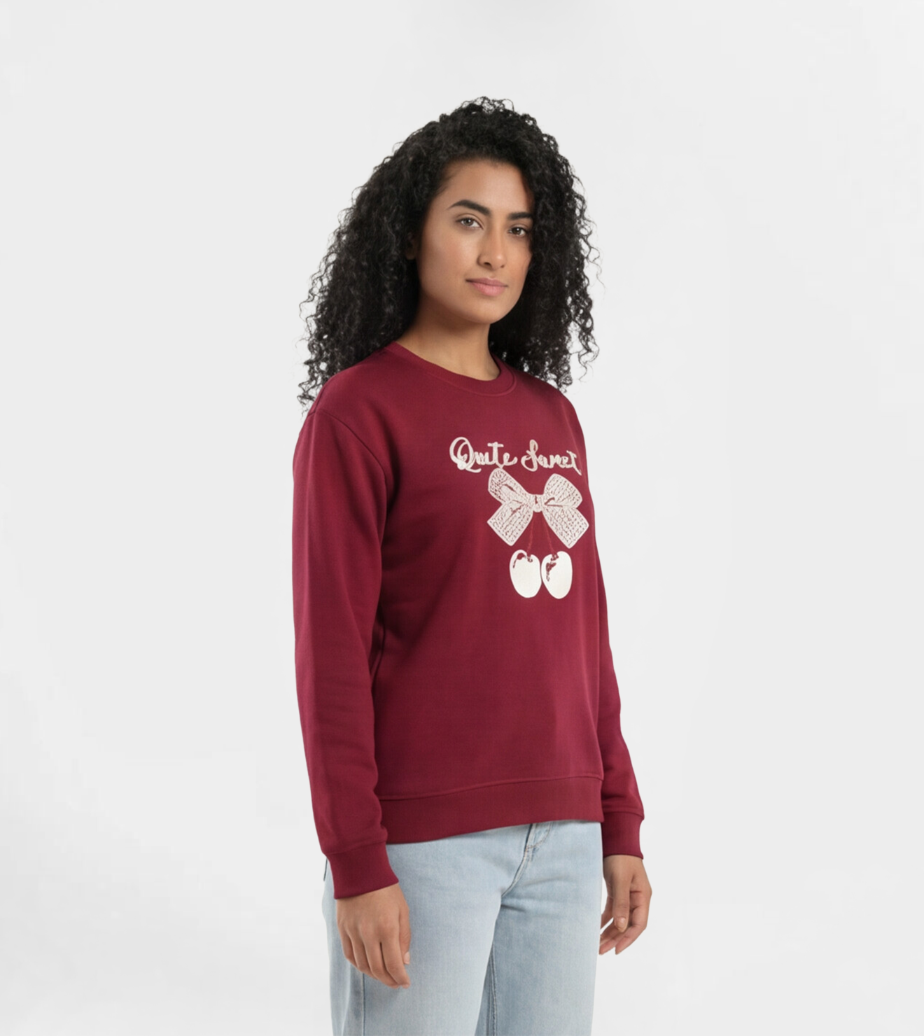 Women’s "Quite Sweet" Diagonal Milton Sweatshirt