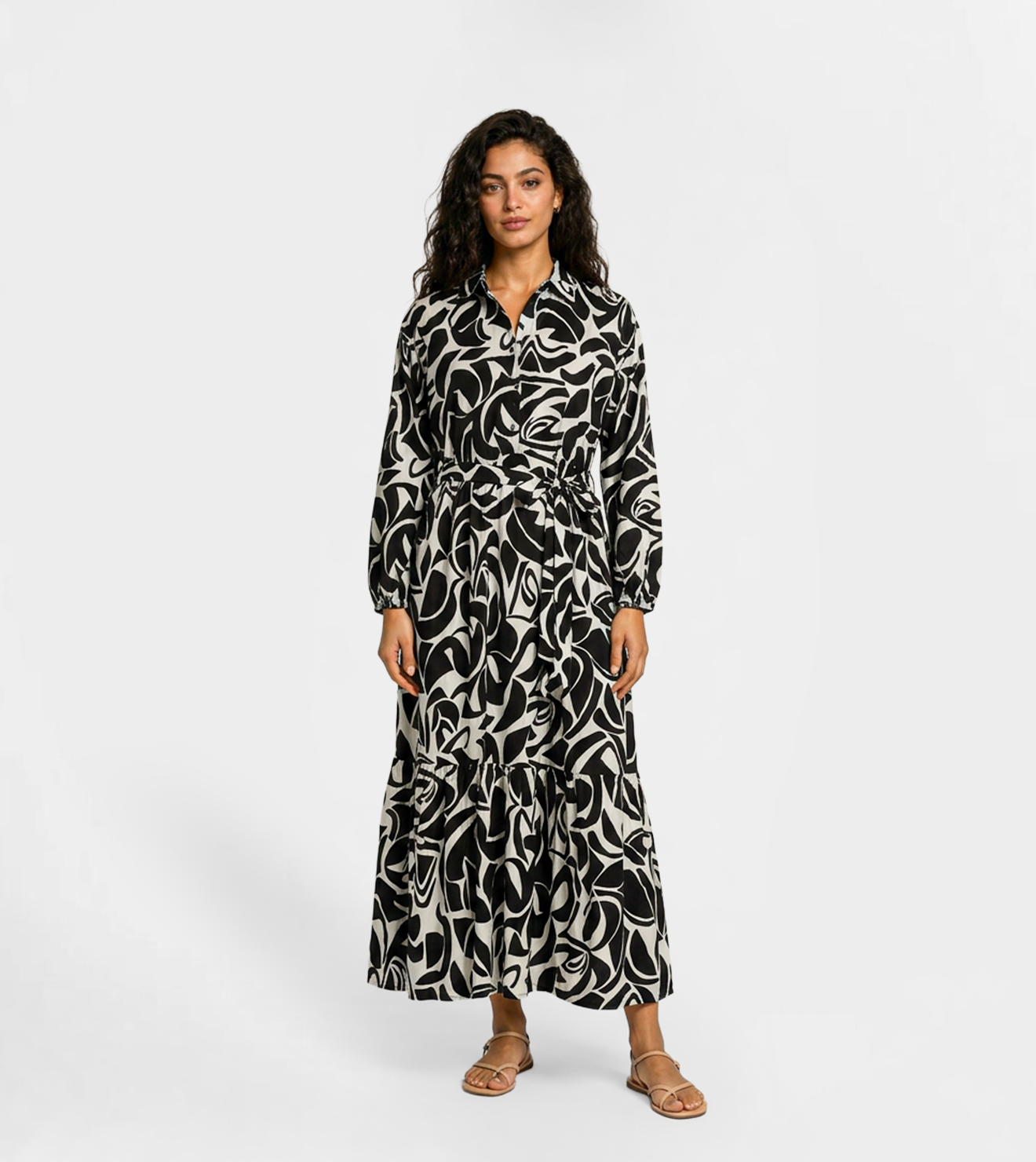 Women Viscose Shirt Dress