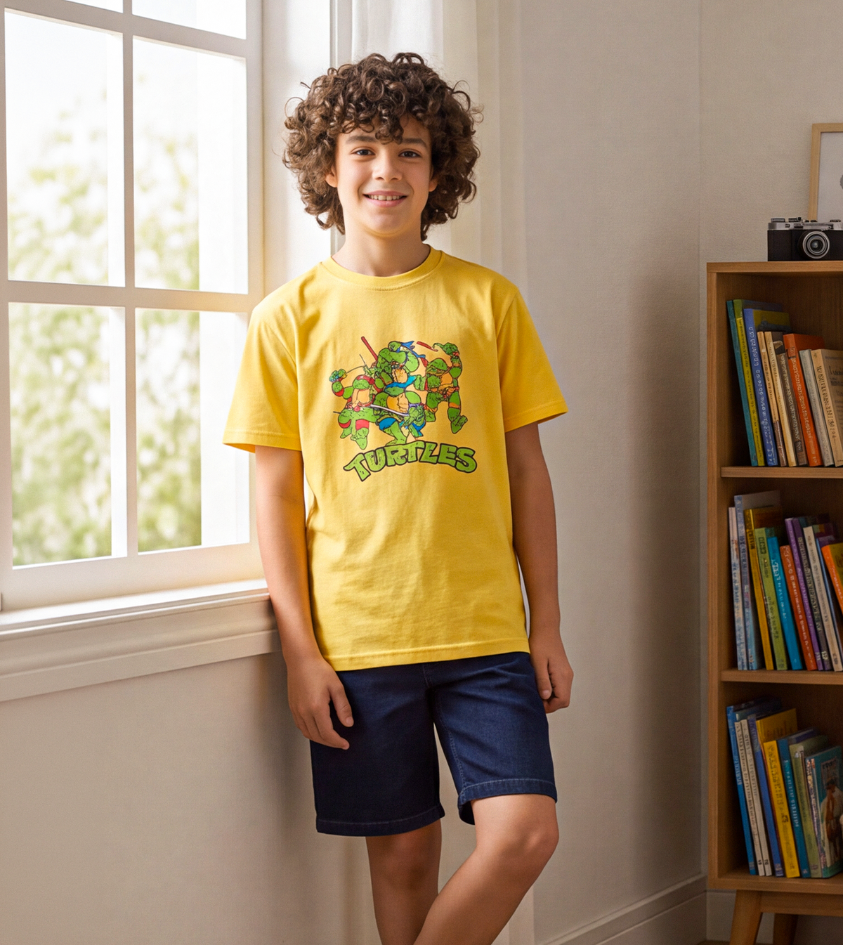 Boys’ Yellow Short-Sleeve T-Shirt