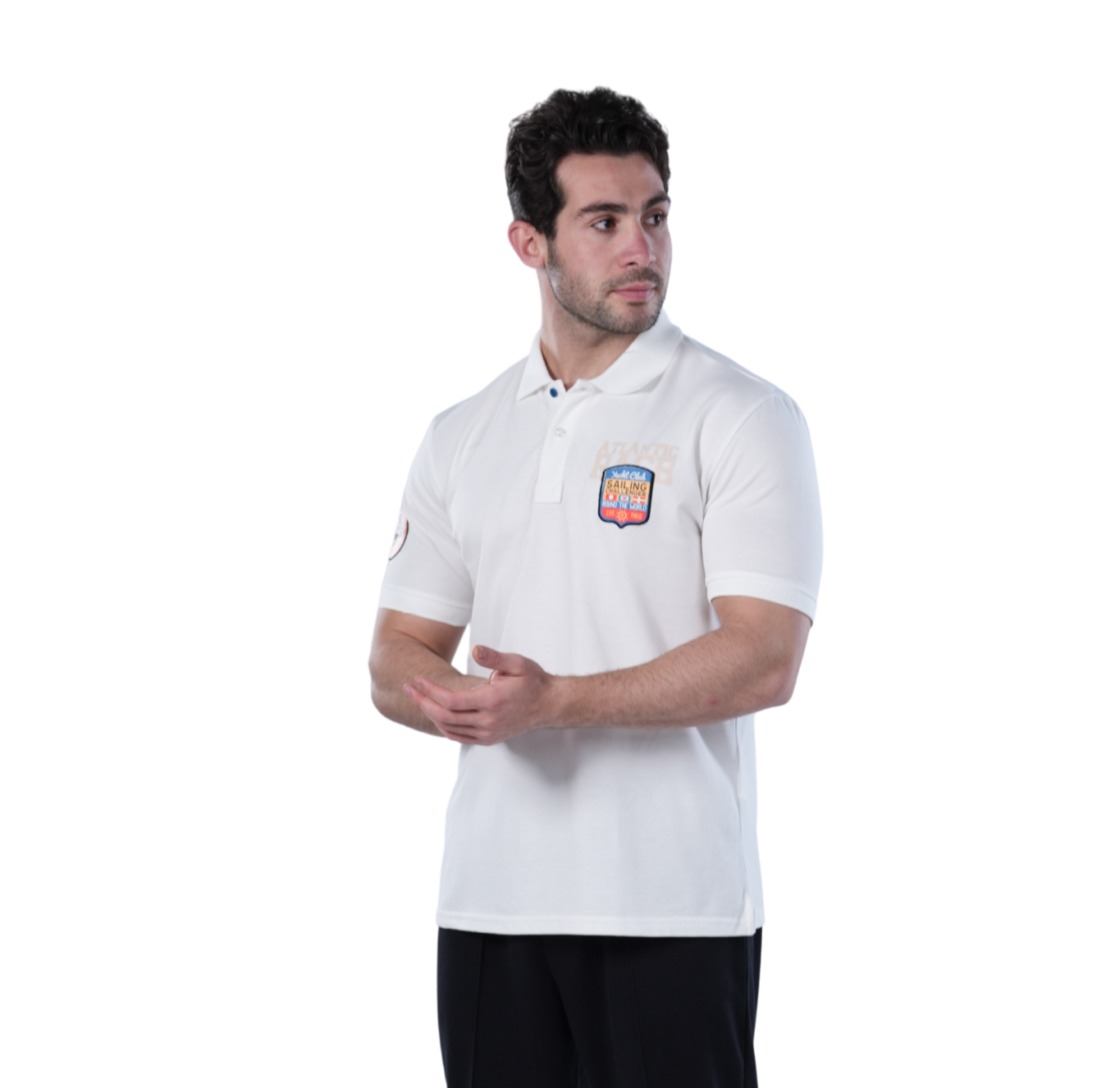 Polo T-Shirt For Men - Comfortable & Basic - Off White