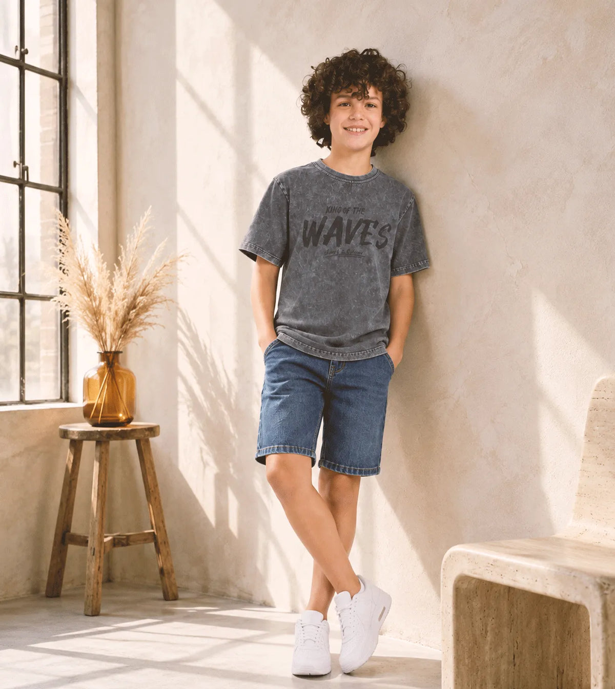 Boys’ Black Short Sleeve T-Shirt