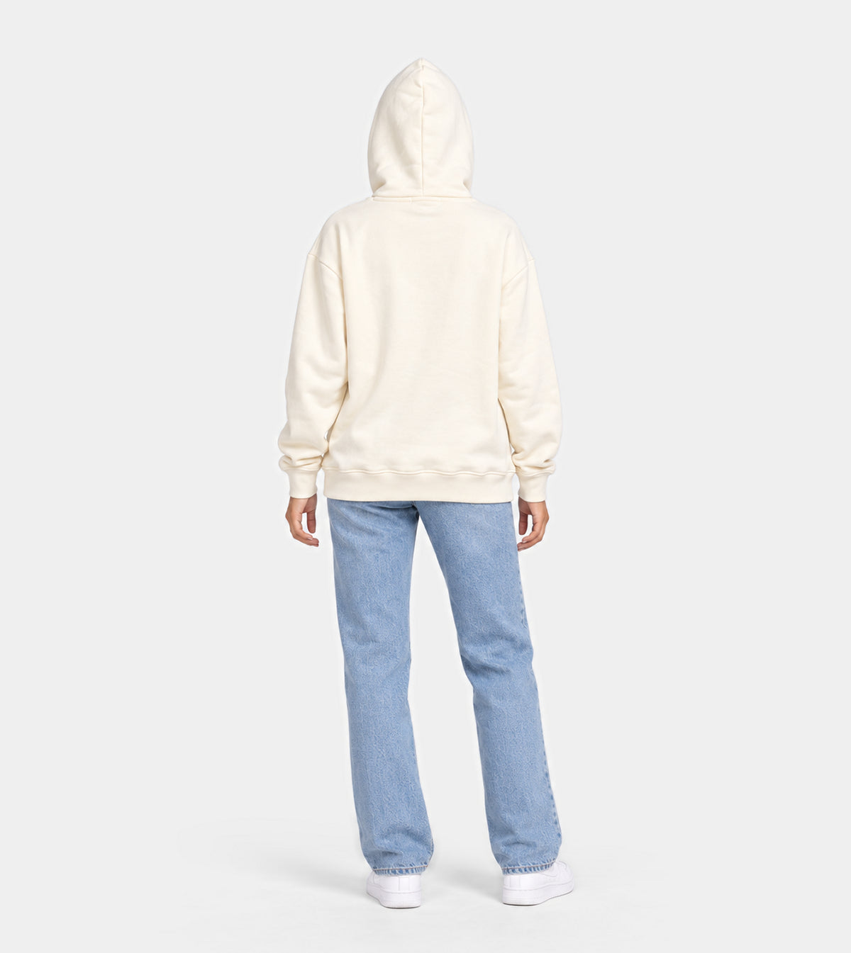 Women’s Off-White Hoodie | Red Cotton