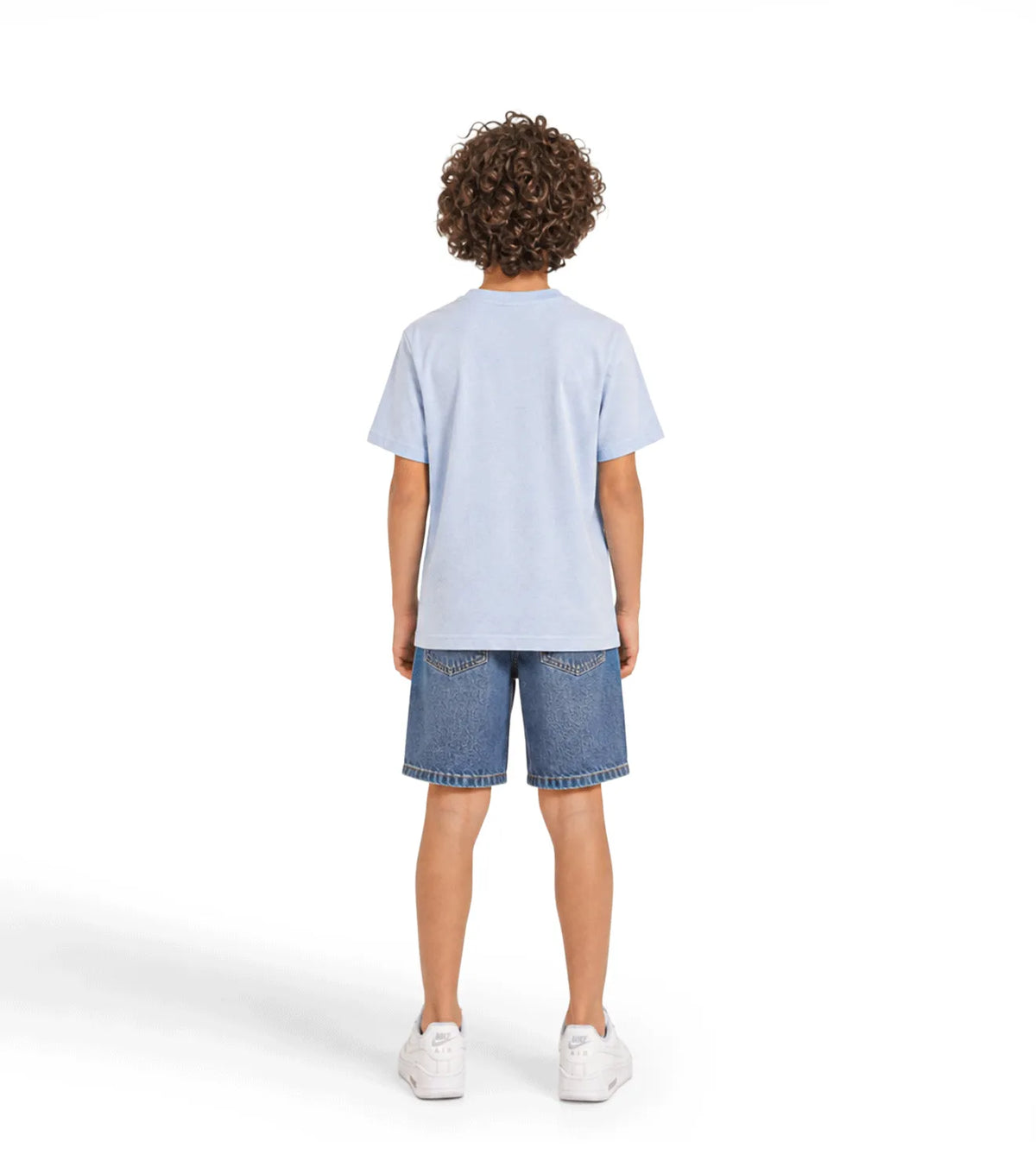 Boys’ Baby Blue Half-Sleeve T-Shirt