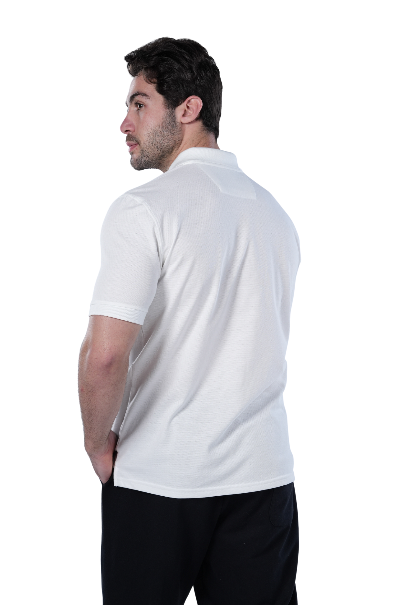 Polo T-Shirt For Men - Comfortable & Basic - Off White