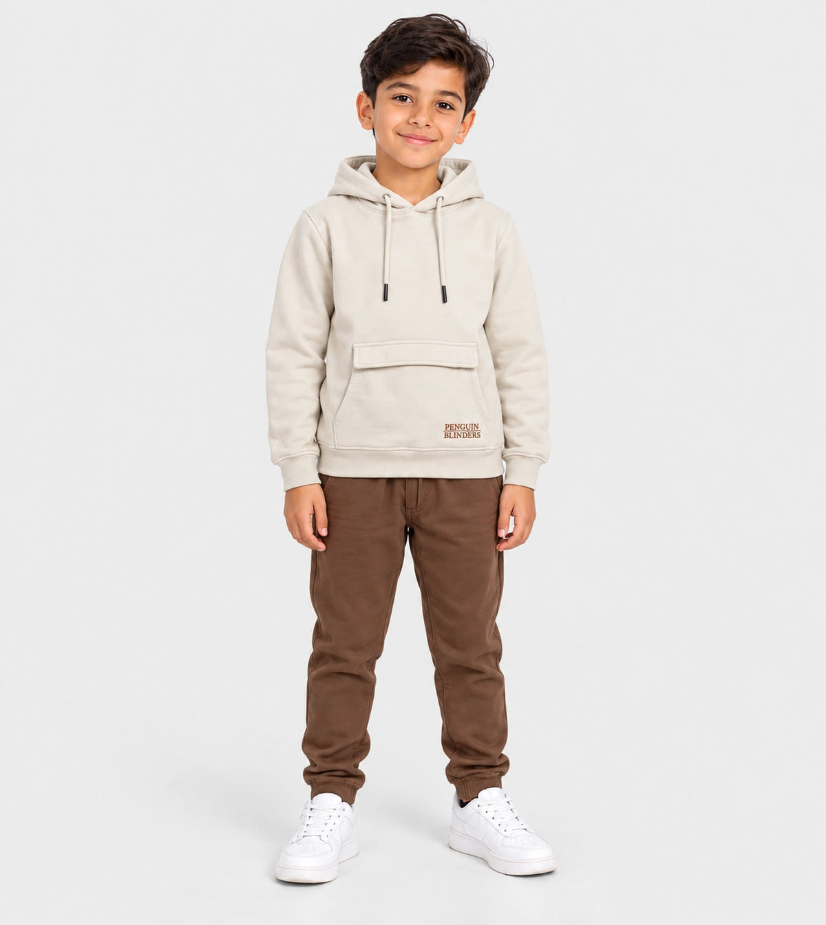 Boys’ Beige Pajama Set | Red Cotton