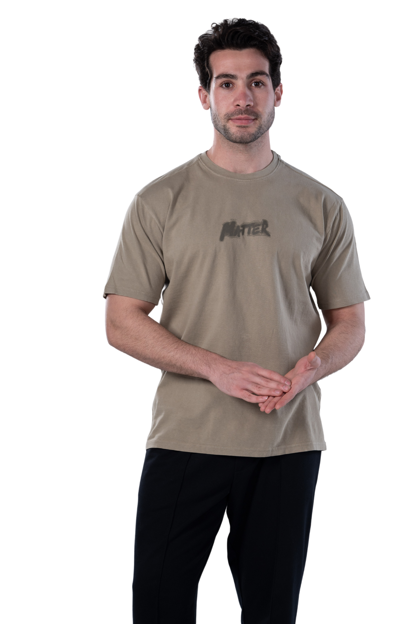 Men's Regular Fit Cotton T-Shirt - Olive
