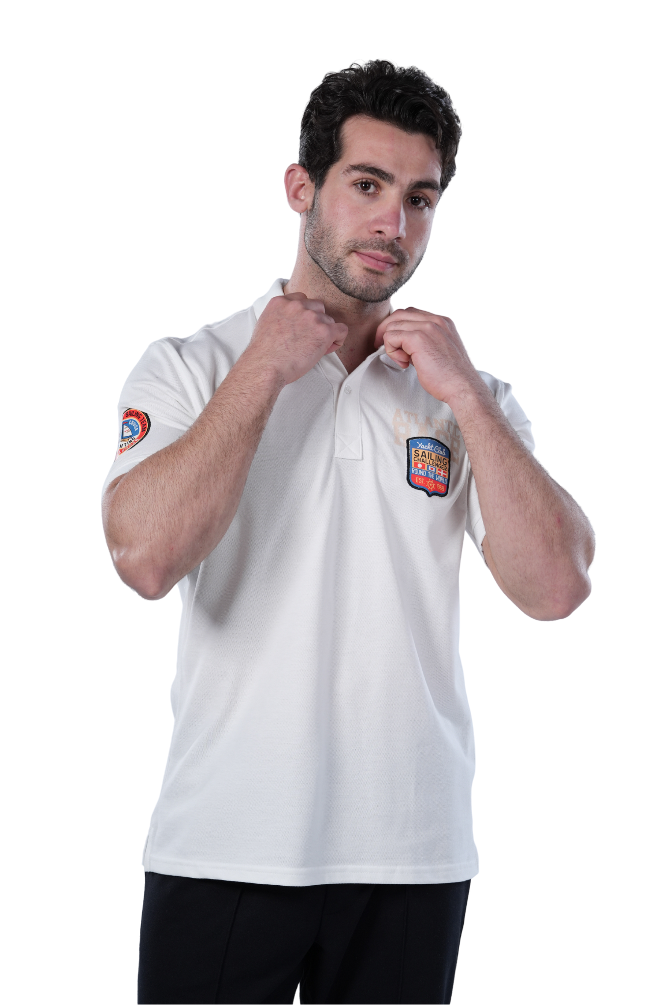 Polo T-Shirt For Men - Comfortable & Basic - Off White