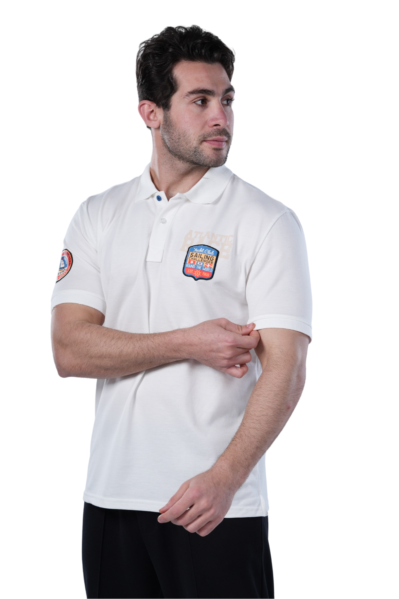 Polo T-Shirt For Men - Comfortable & Basic - Off White