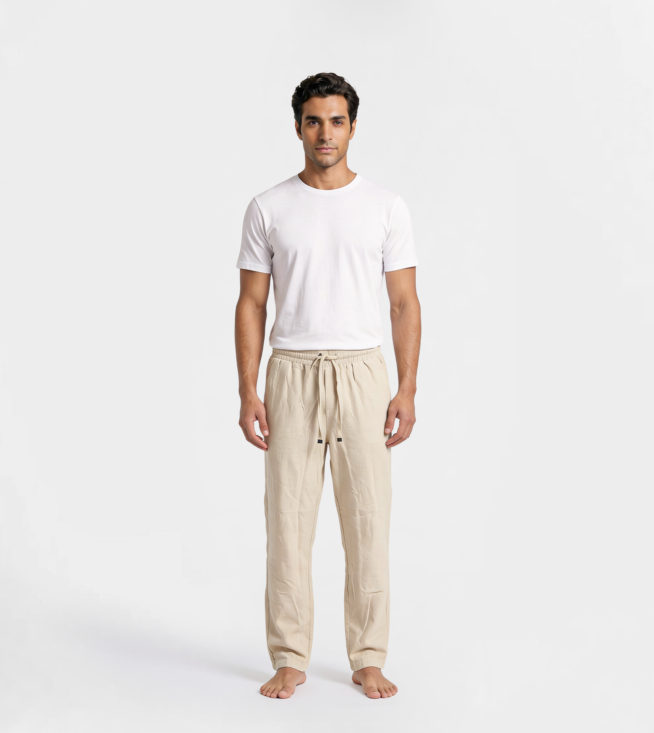 Men Relaxed Linen Pants