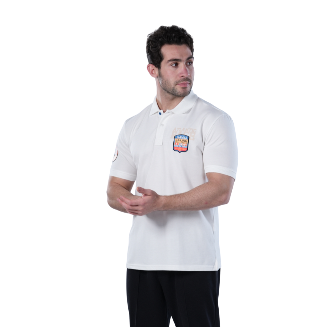 Polo T-Shirt For Men - Comfortable & Basic - Off White