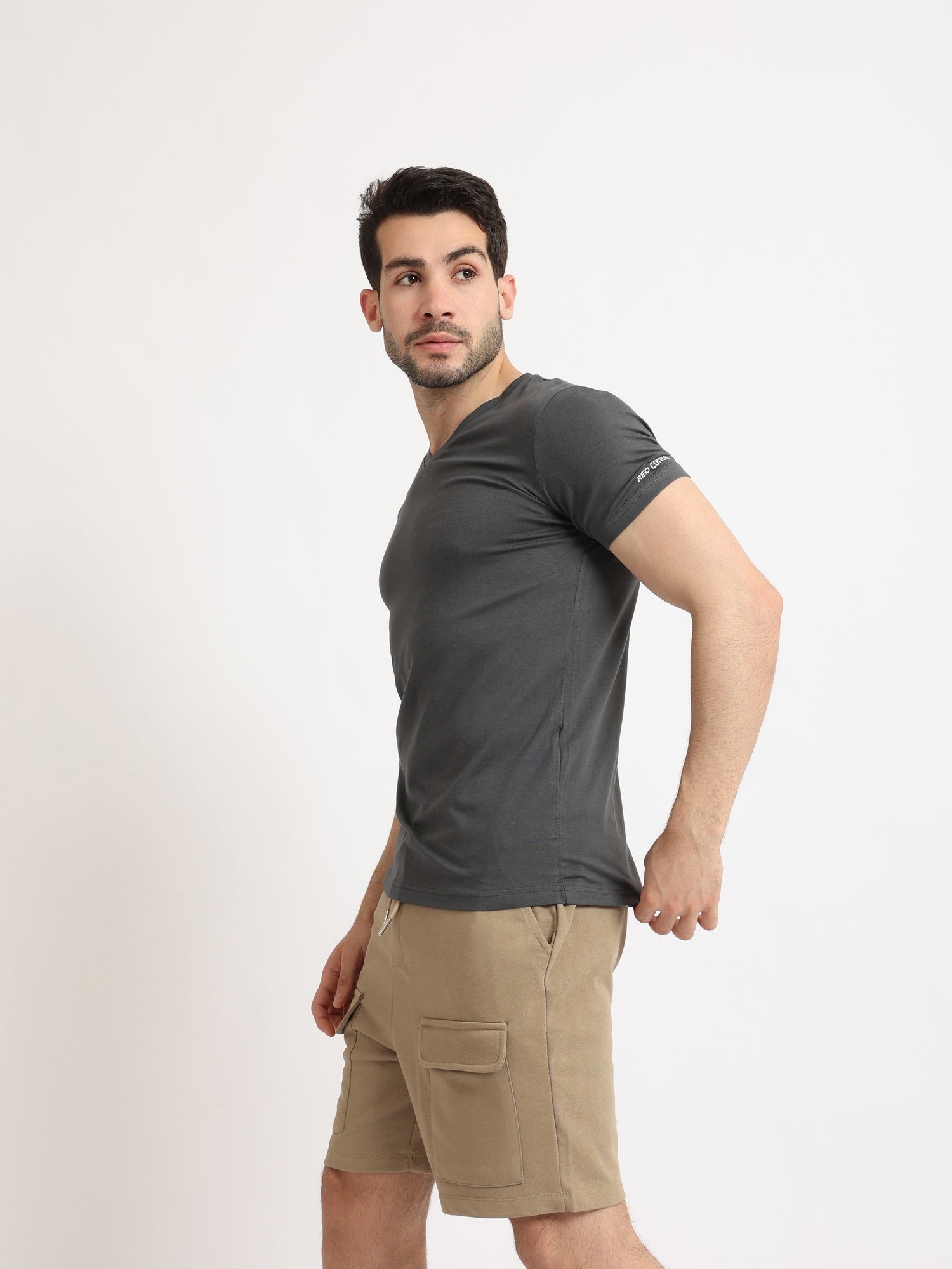 Short Sleeves Undershirt For Men Requral Fit