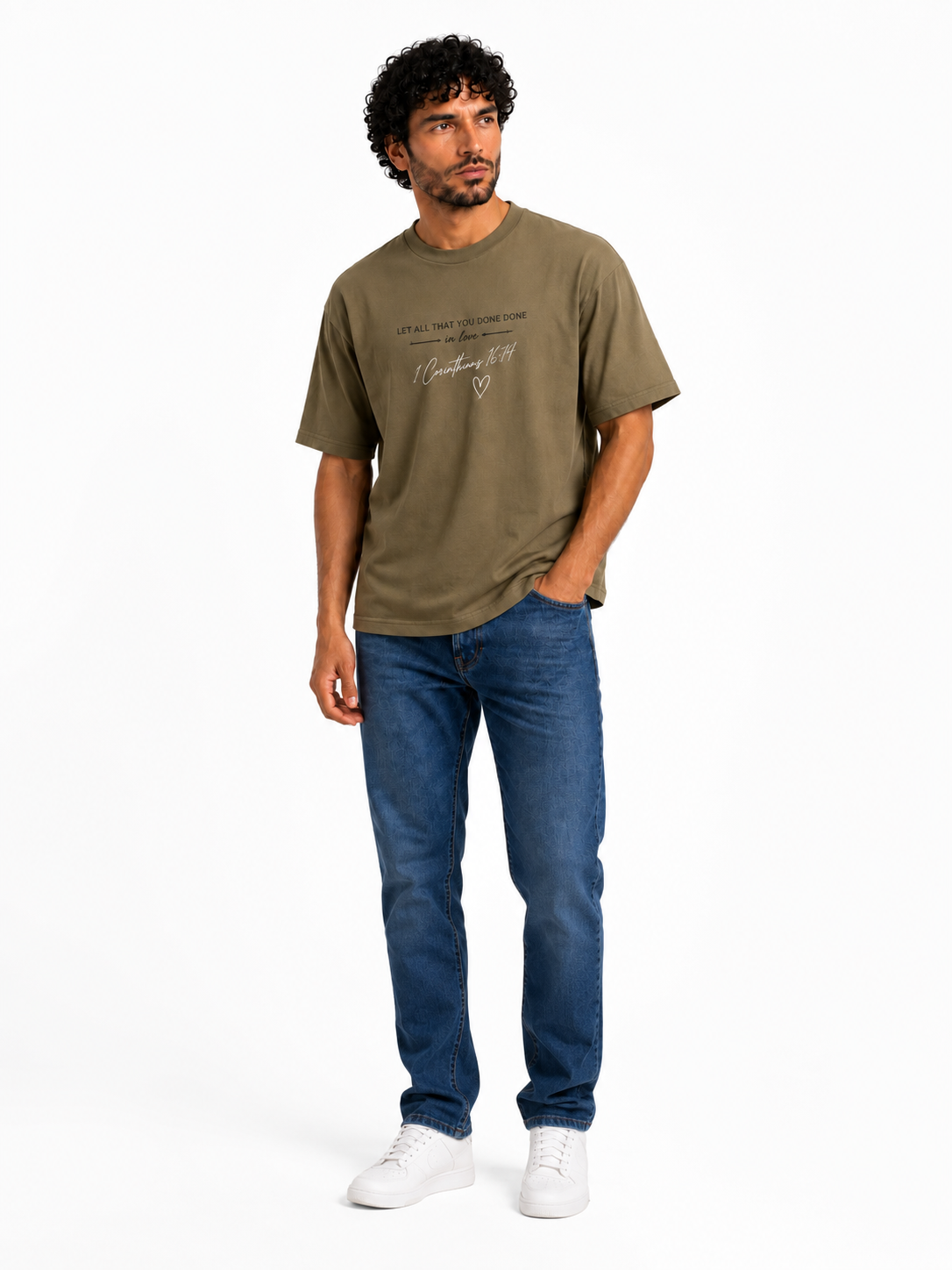 Men "Charity" Graphic T-Shirt