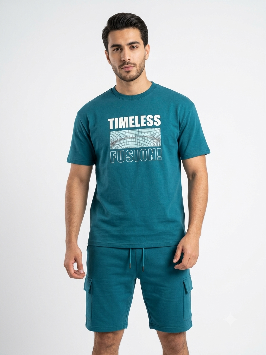 Men's 2-Piece Summer Loungewear Set Regular
