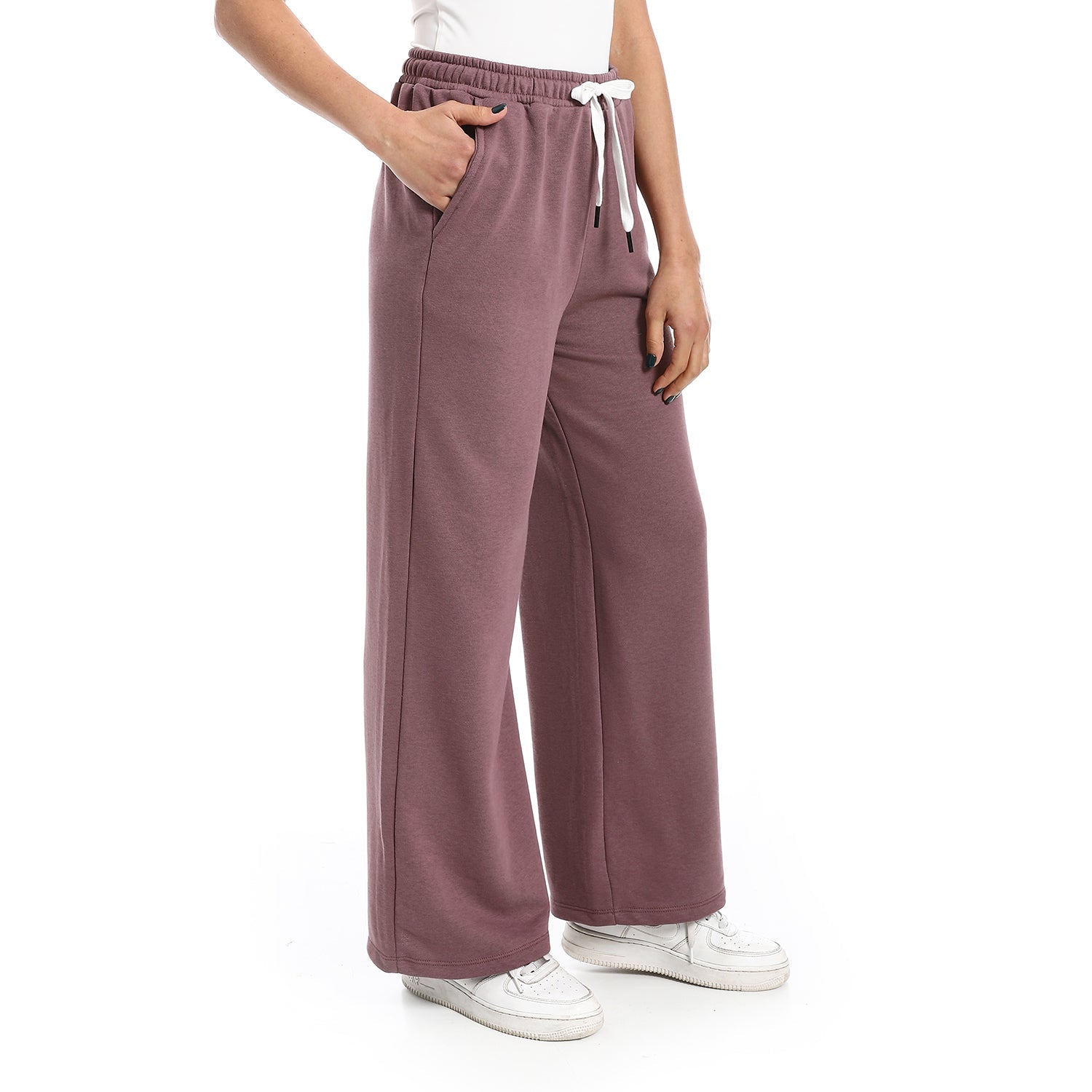 Women's Autum Wide Leg Trousers - Multicolor