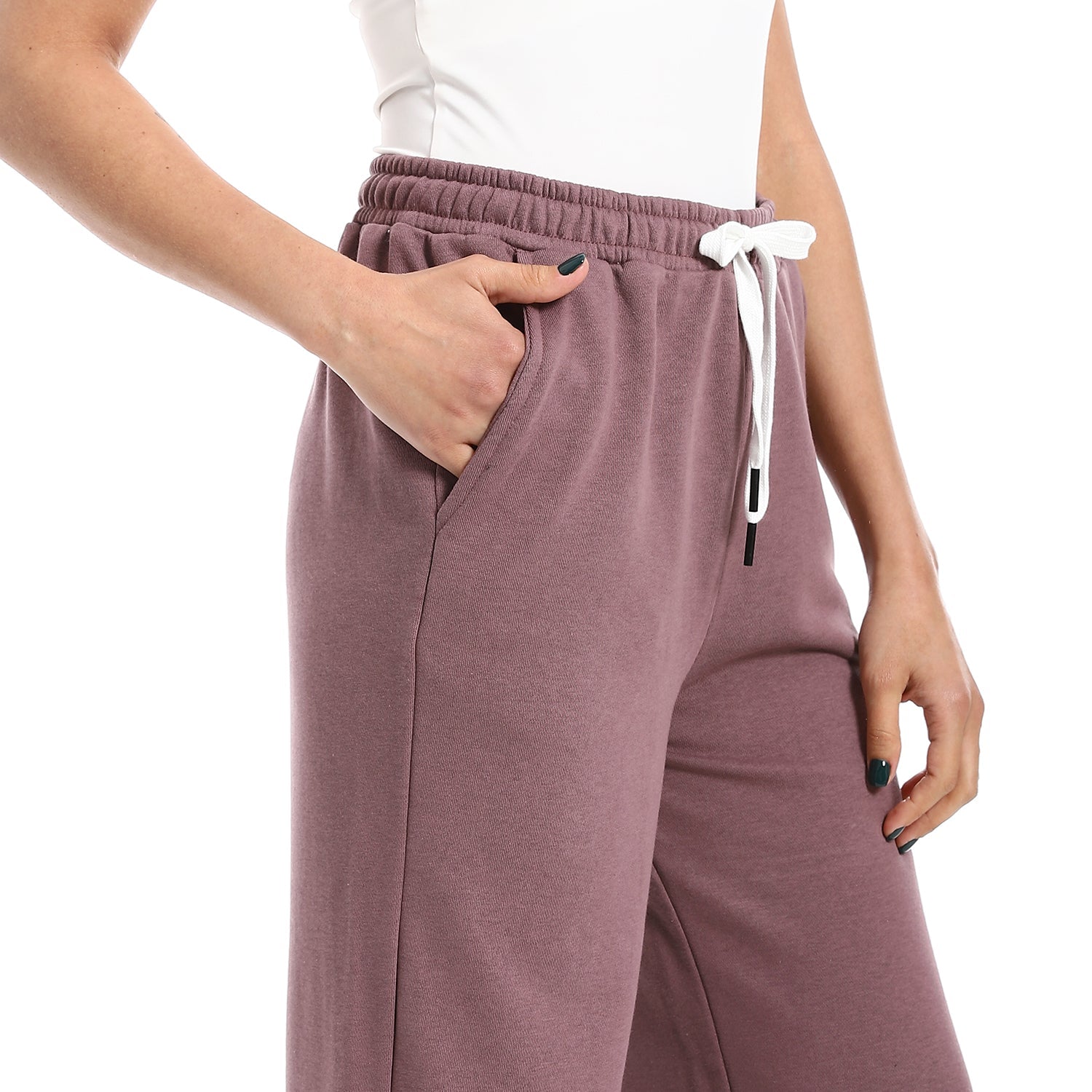 Women's Autum Wide Leg Trousers - Multicolor