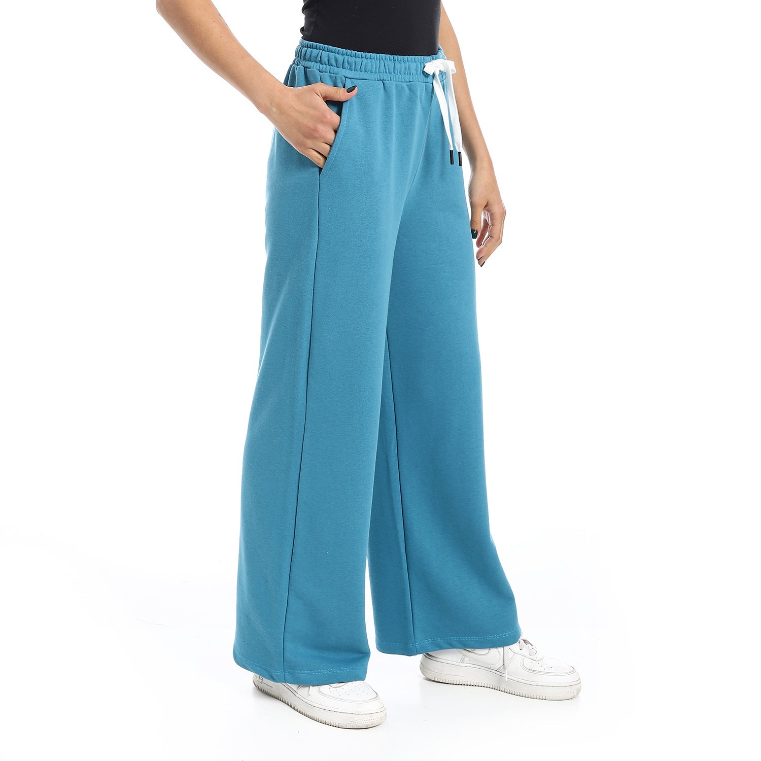 Women's Autum Wide Leg Trousers - Multicolor