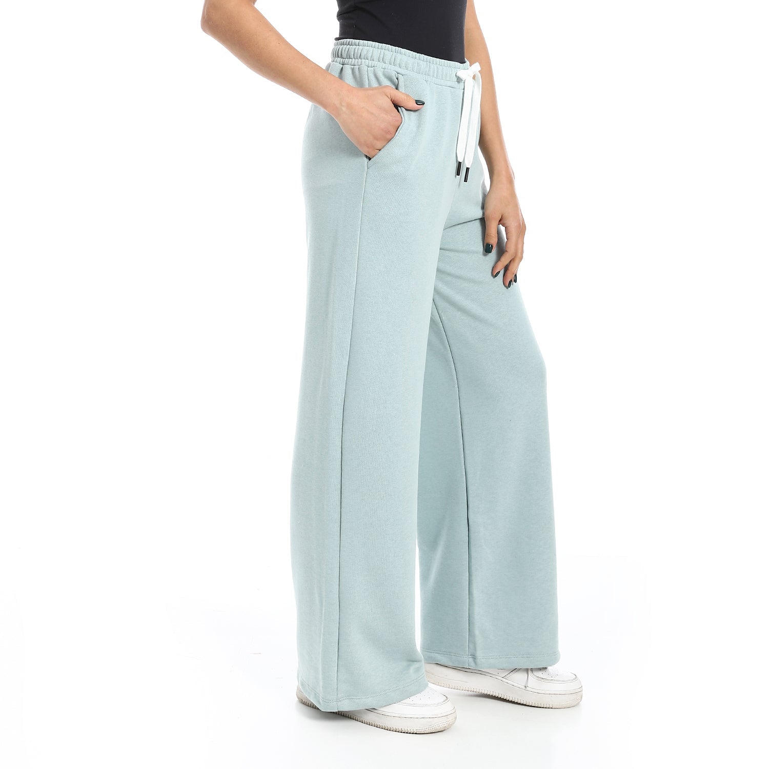 Women's Autum Wide Leg Trousers - Multicolor
