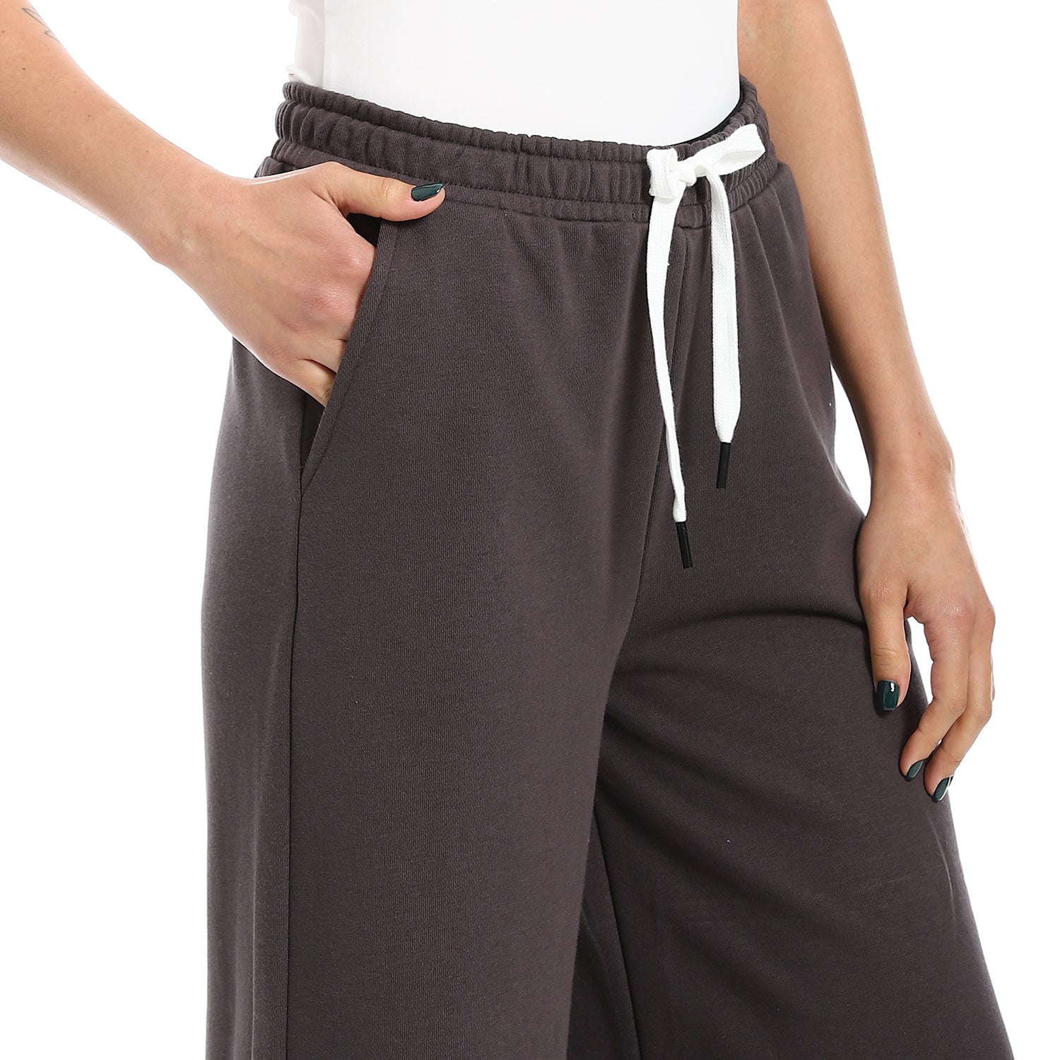 Women's Autum Wide Leg Trousers - Multicolor
