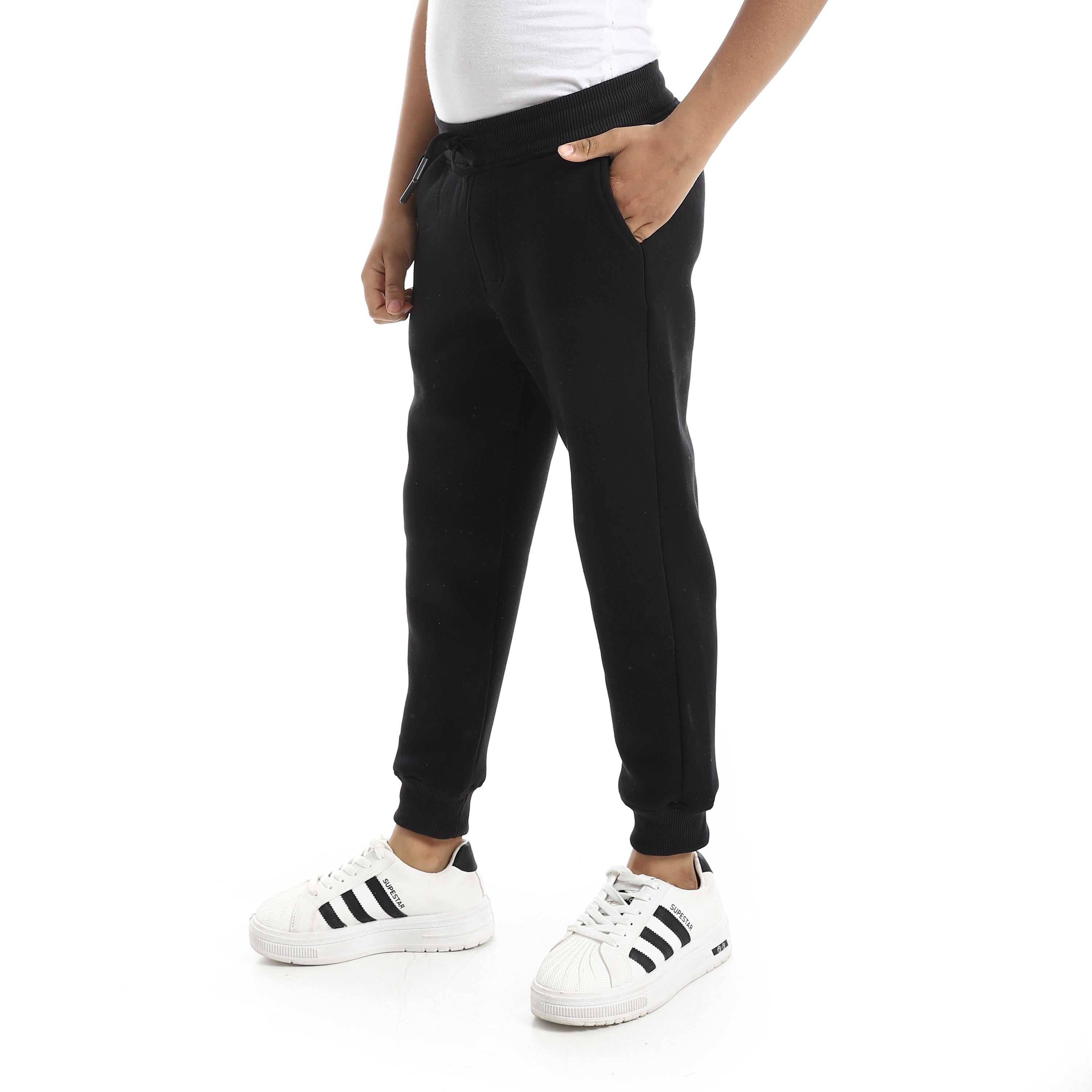 Boy’s Black Jogger Sweatpants