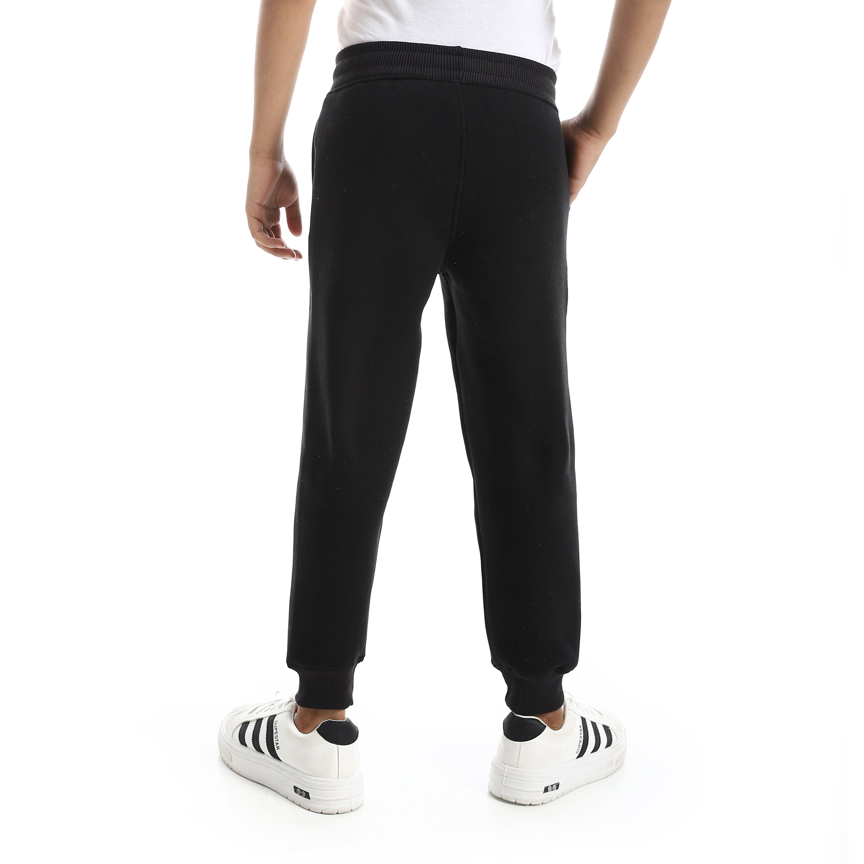 Boy’s Black Jogger Sweatpants