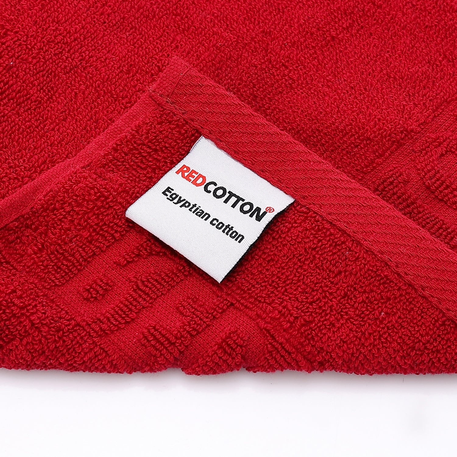 Dark Red Soft Pure Cotton Towel – 30x30 cm