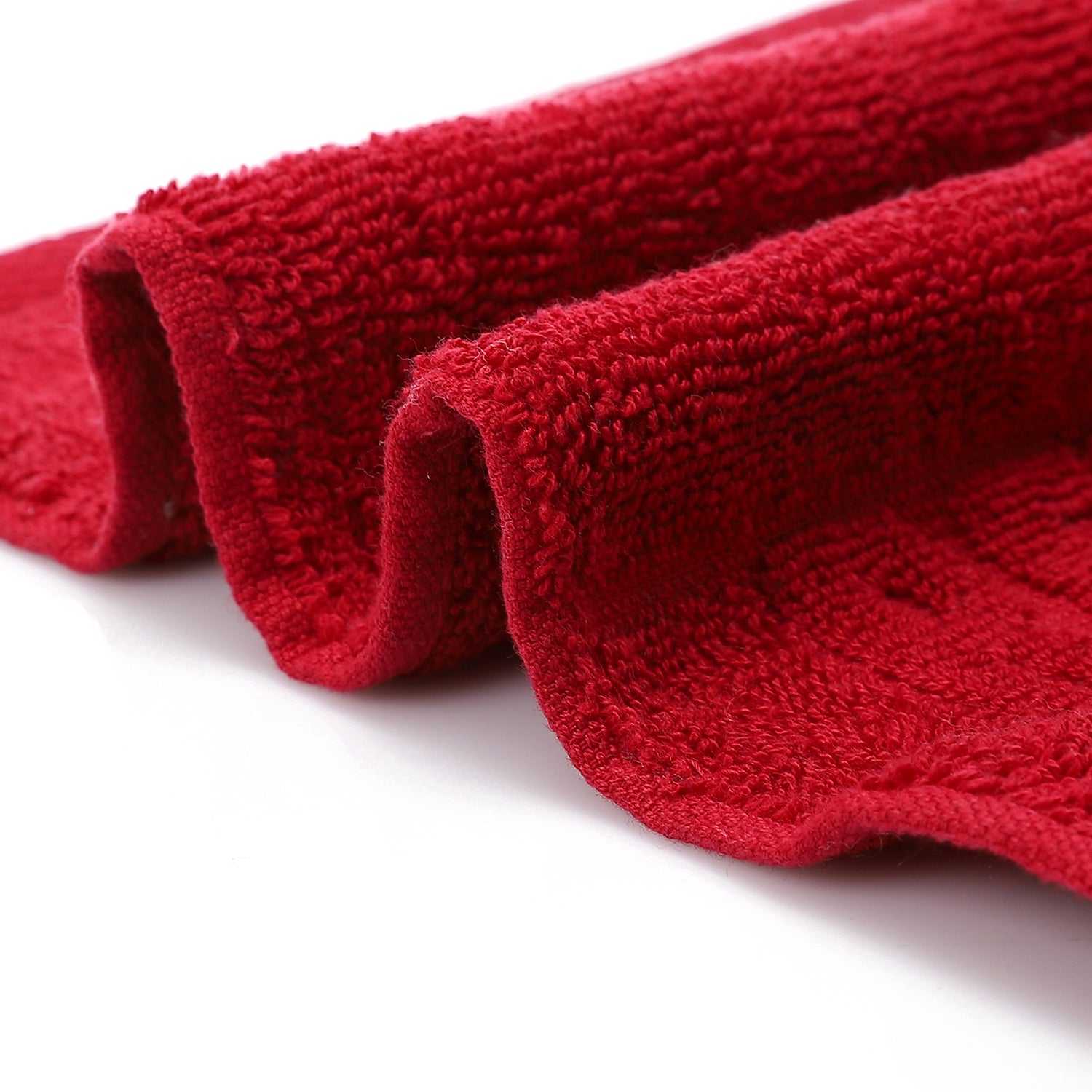 Dark Red Soft Pure Cotton Towel – 30x30 cm