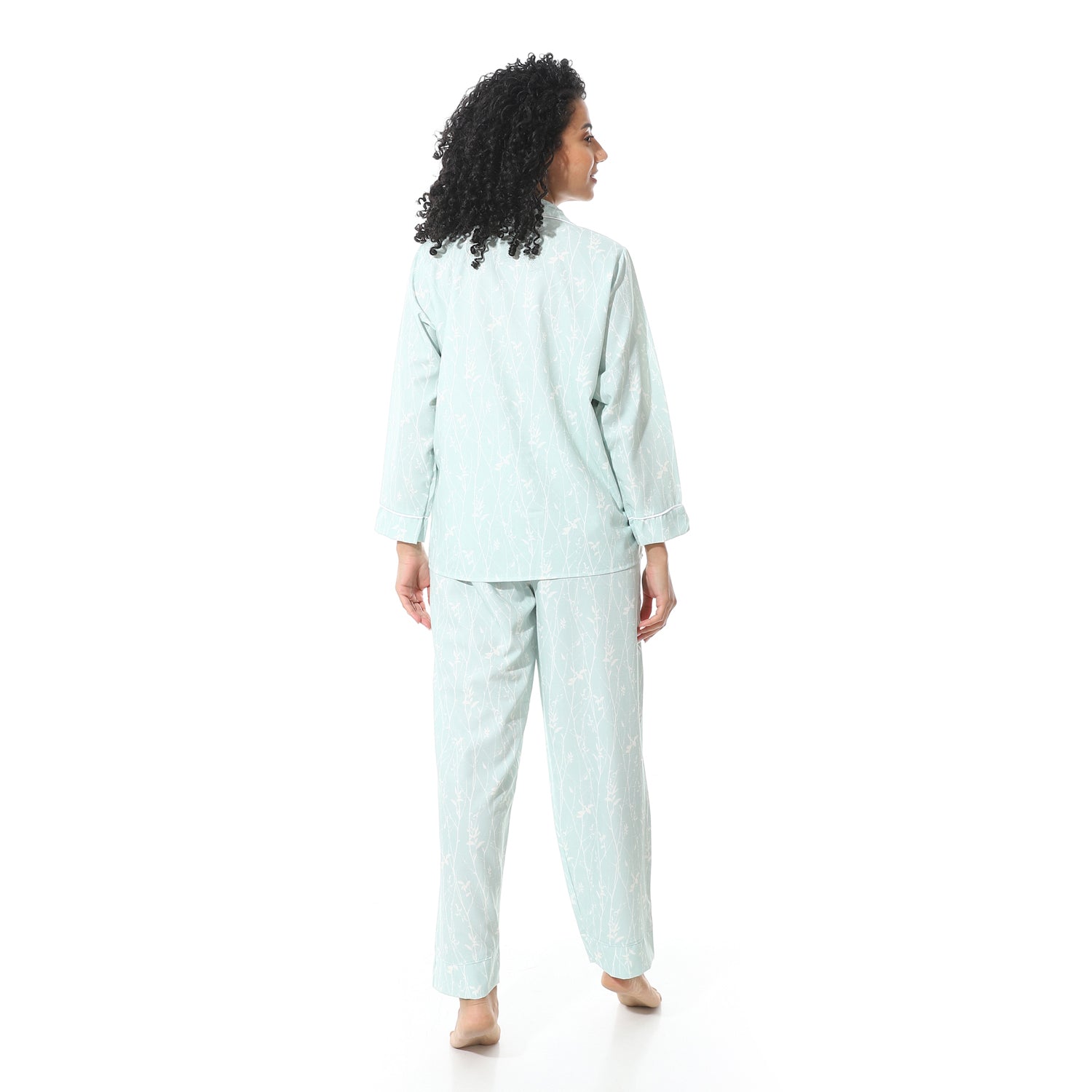 Classic Summer Women's Pajama Set - Mint