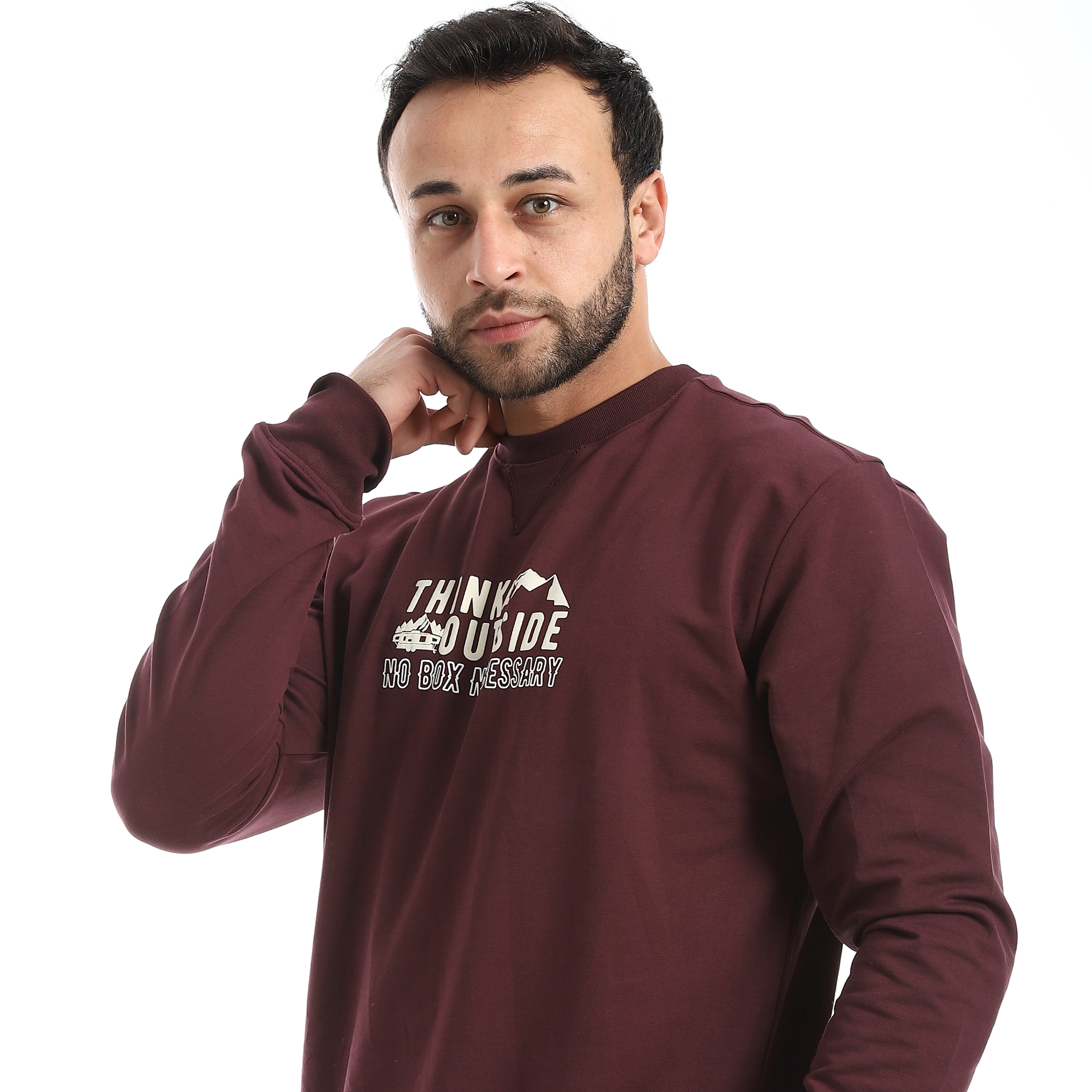 Men’s Graphic Sweatshirt & Cargo Joggers Set