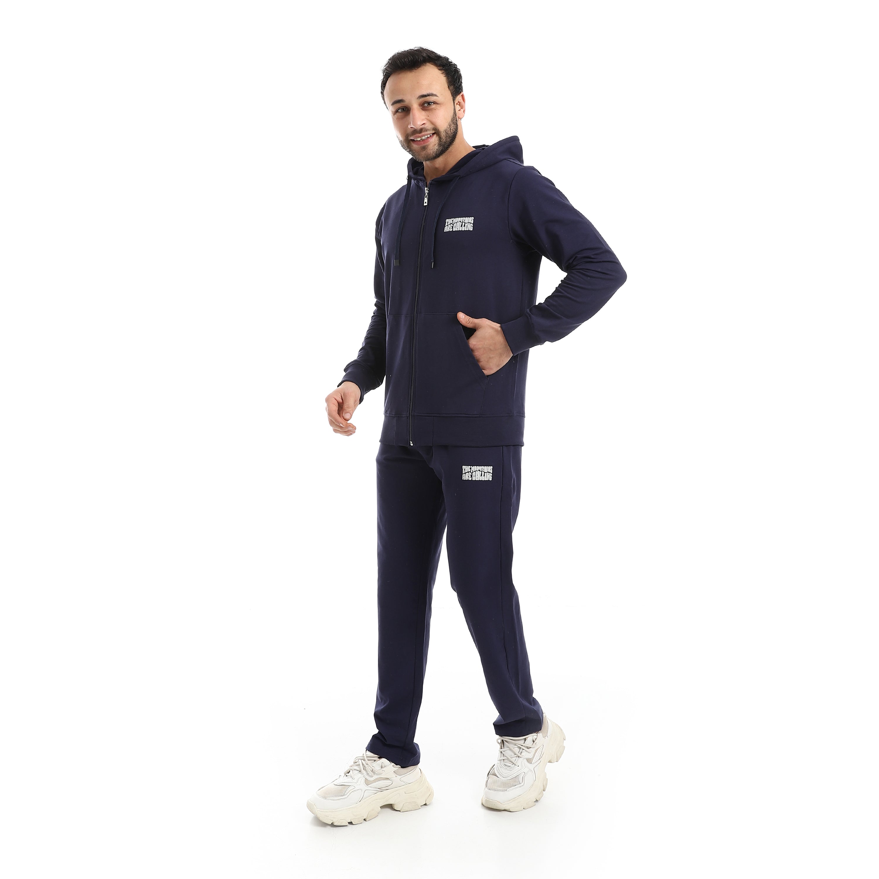 Men’s Full-Zip Fleece Hoodie & Jogger Set