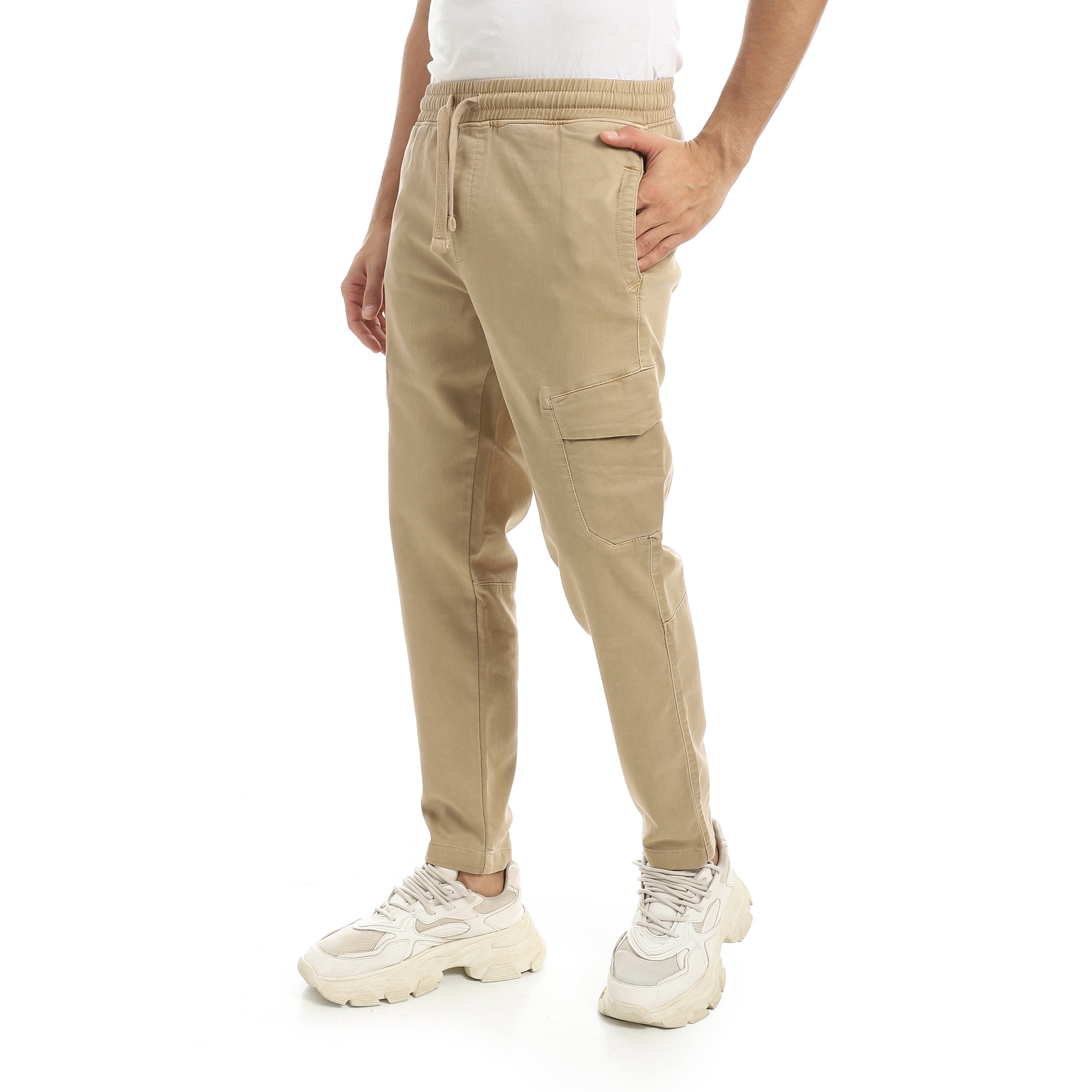 Men's Gabardine Cargo Jogger Pants