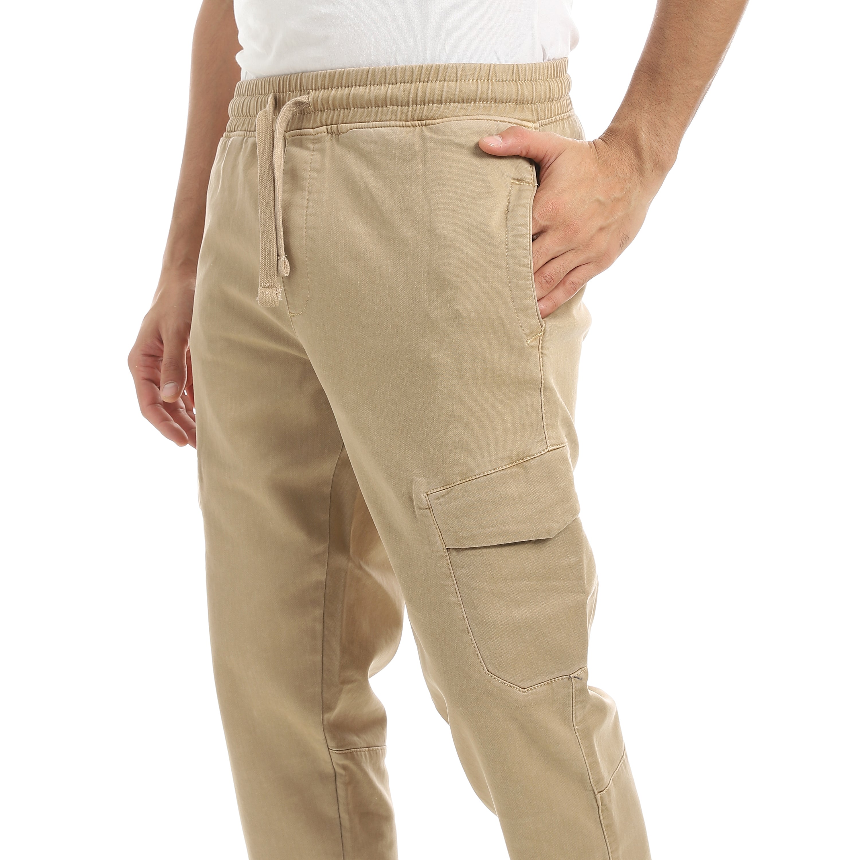 Men's Gabardine Cargo Jogger Pants
