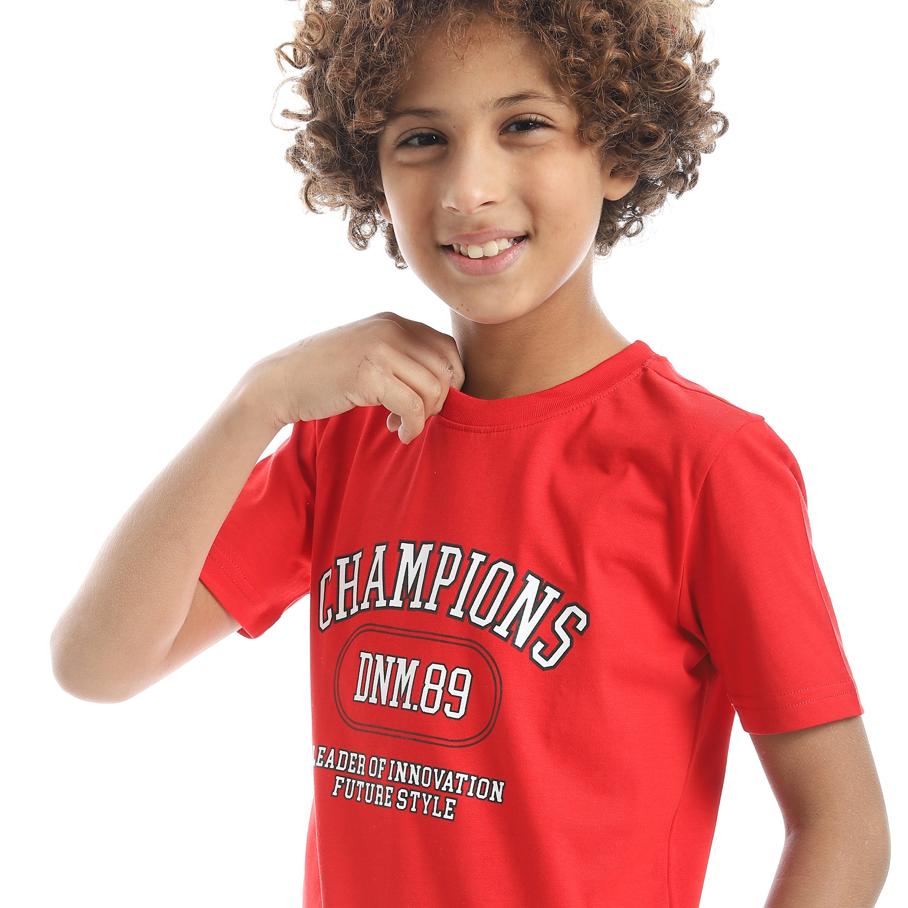 Champions Red Cotton T-Shirt