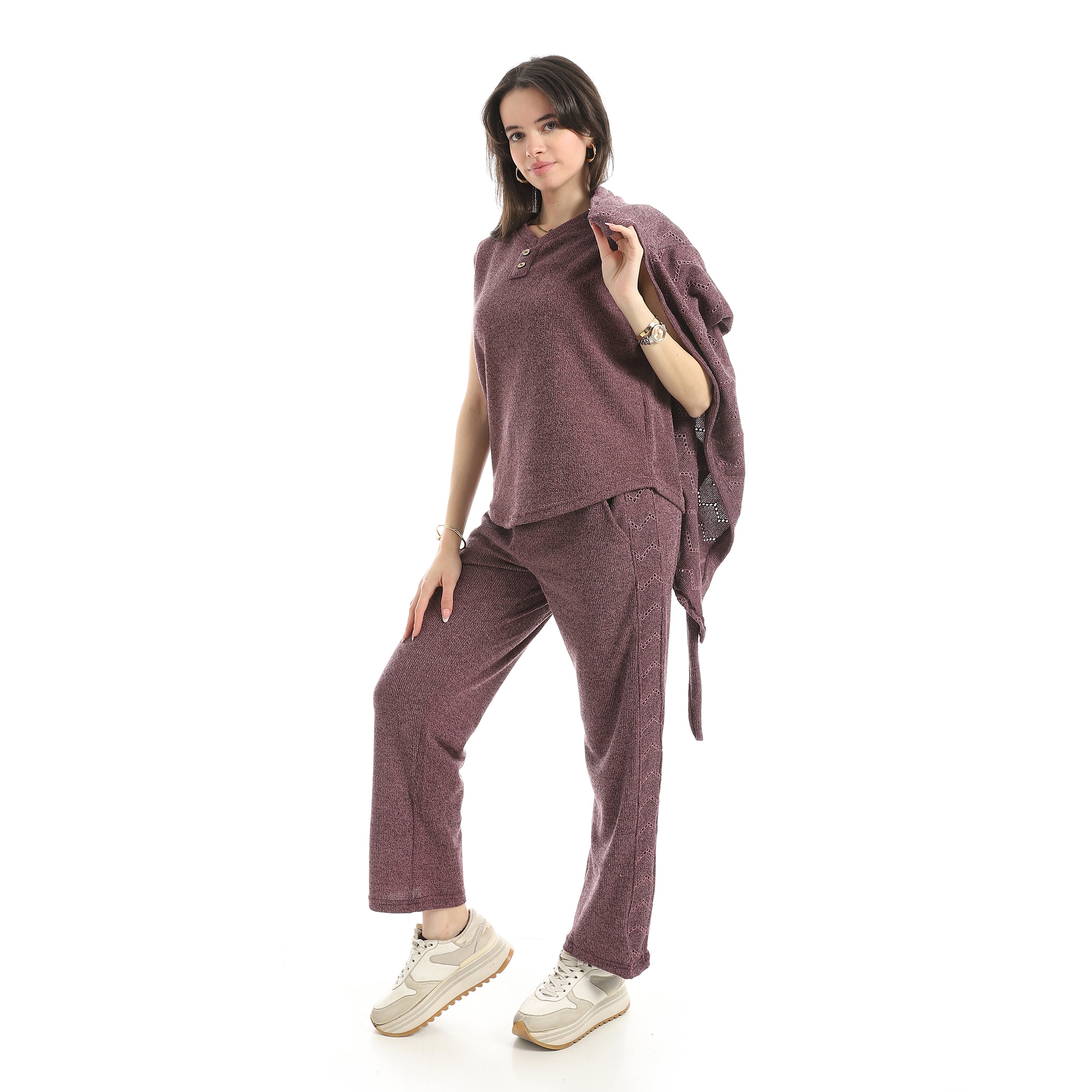 Purple Women's Pajama Set