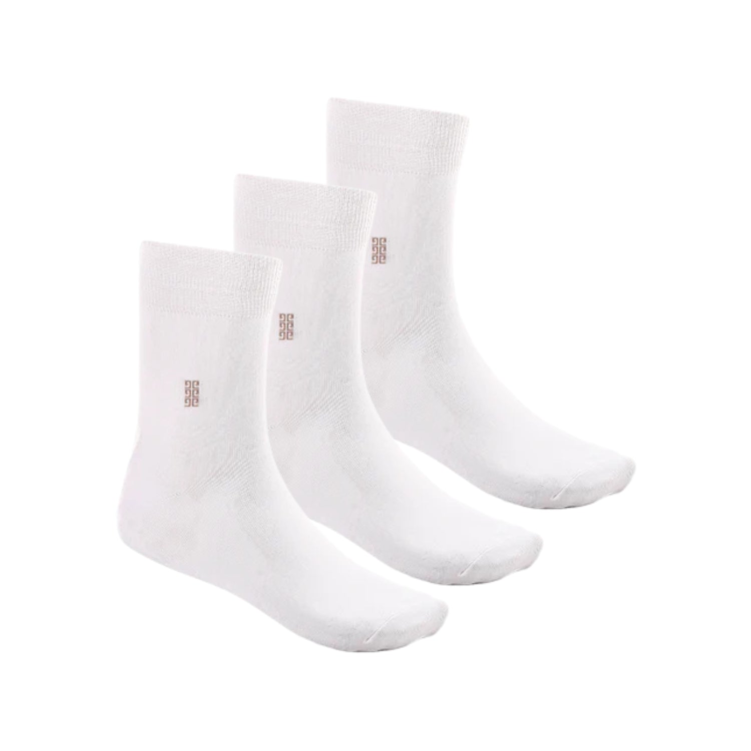 pack of 3 pieces Men's Classic Bamboo Socks - White