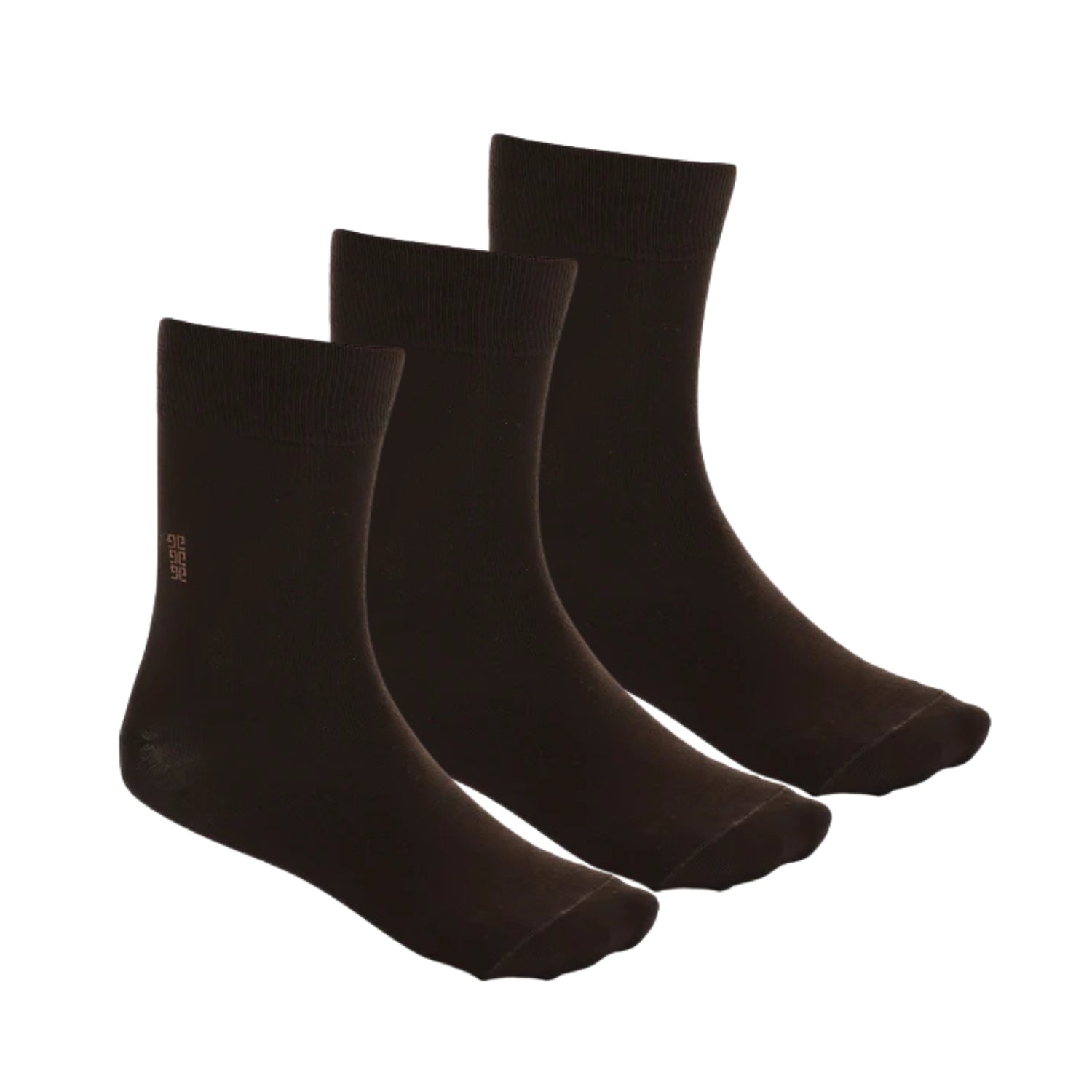 pack of 3 pieces Men's Classic Bamboo Socks - Brown