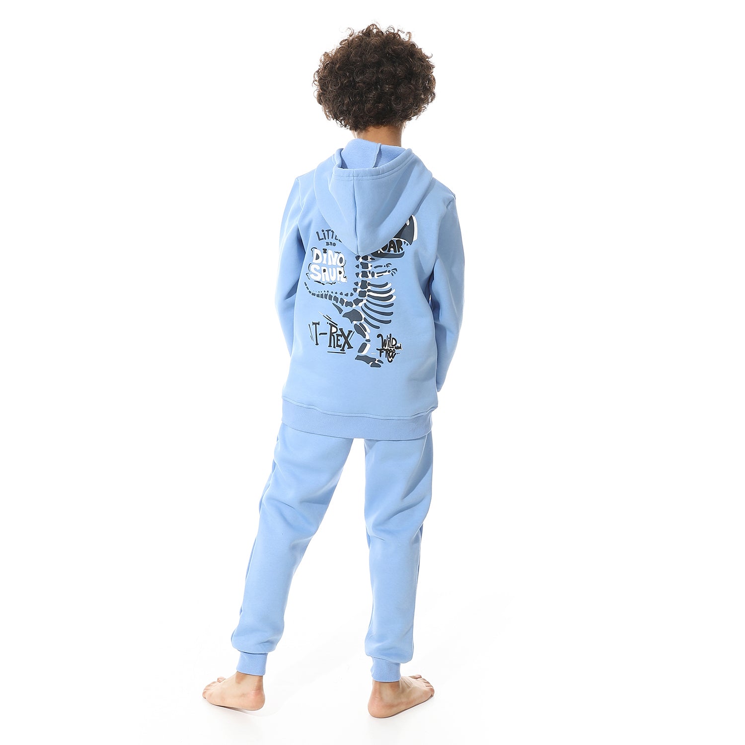 Boys' Winter Hoodie Pajamas - Blue