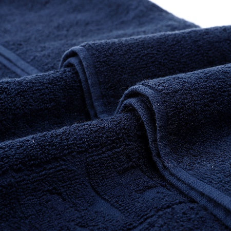 Soft Bashkir Cotton Towel size in 70x140 cm - Navy