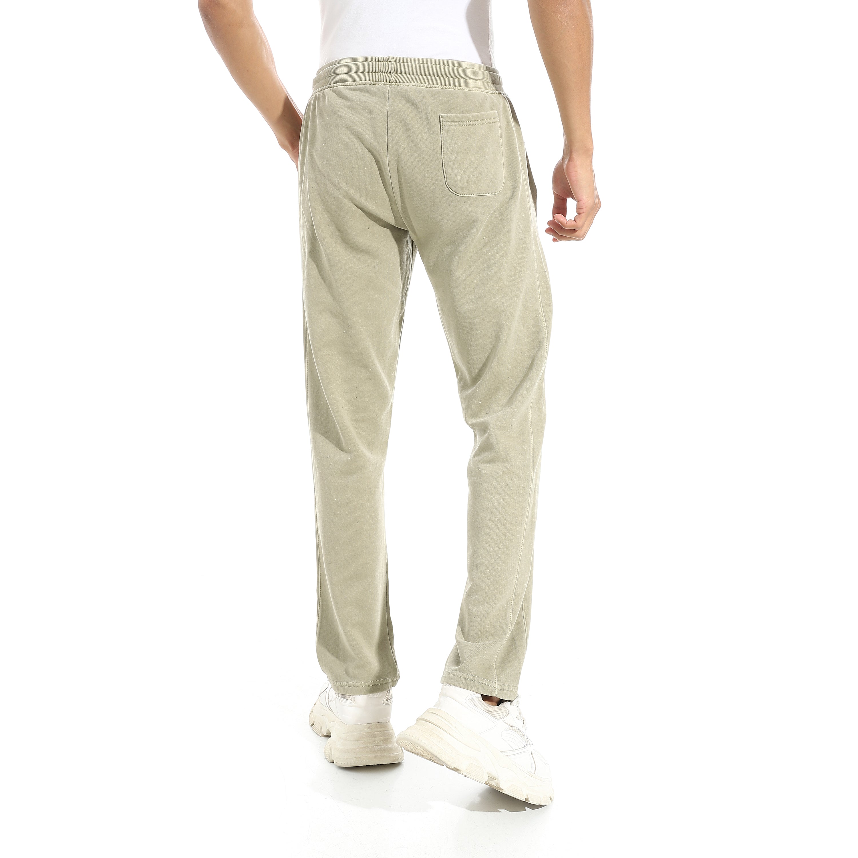 Men’s Light Olive Jogger Pants – Drawstring Waist | Casual Loungewear