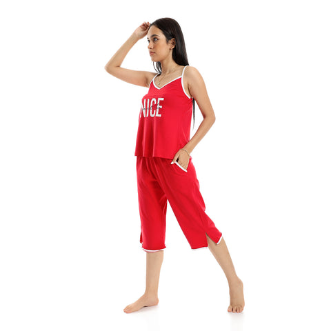Women's pajama sleeveless and pentacourt from Red Cotton