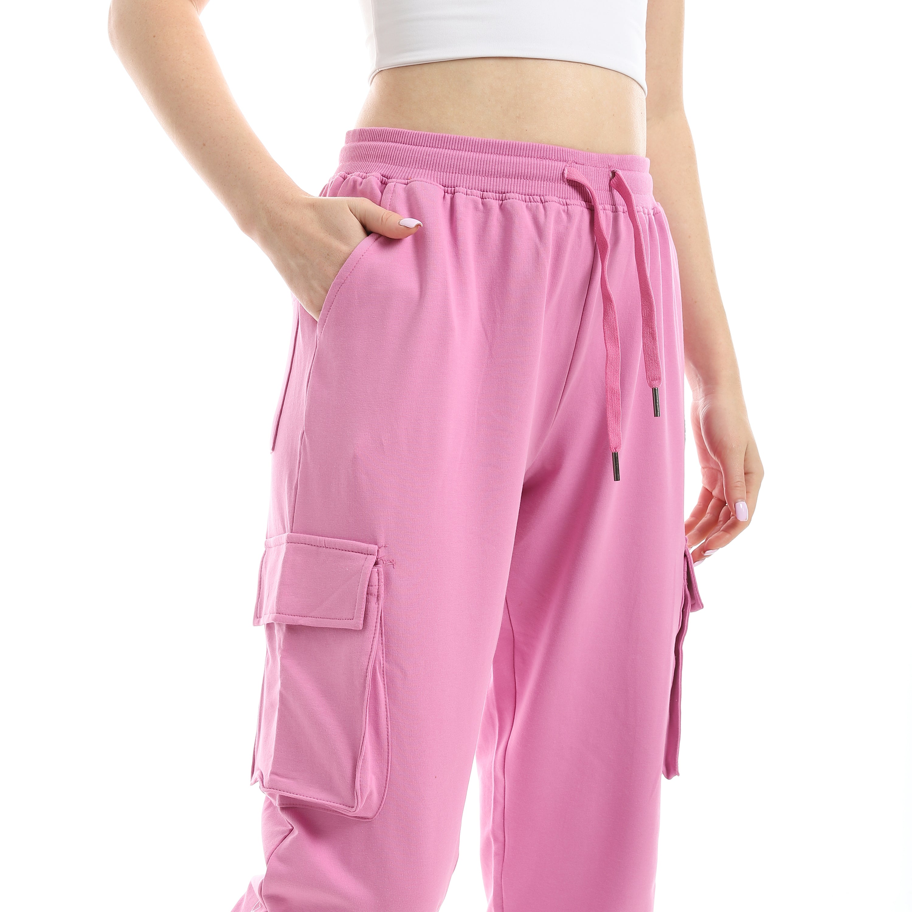 Cargo pants Red Cotton