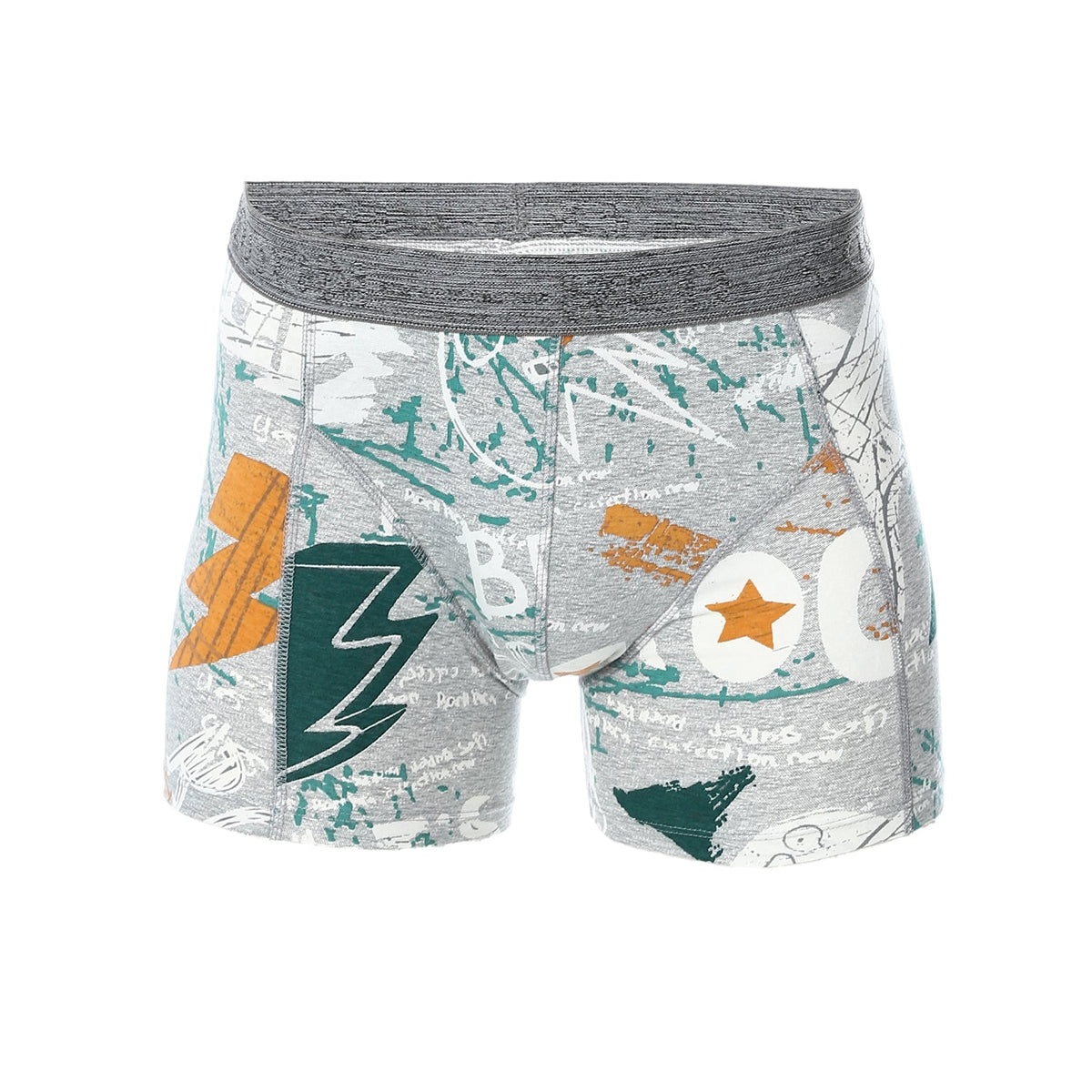 Boxer For Men Printed - Red Cotton